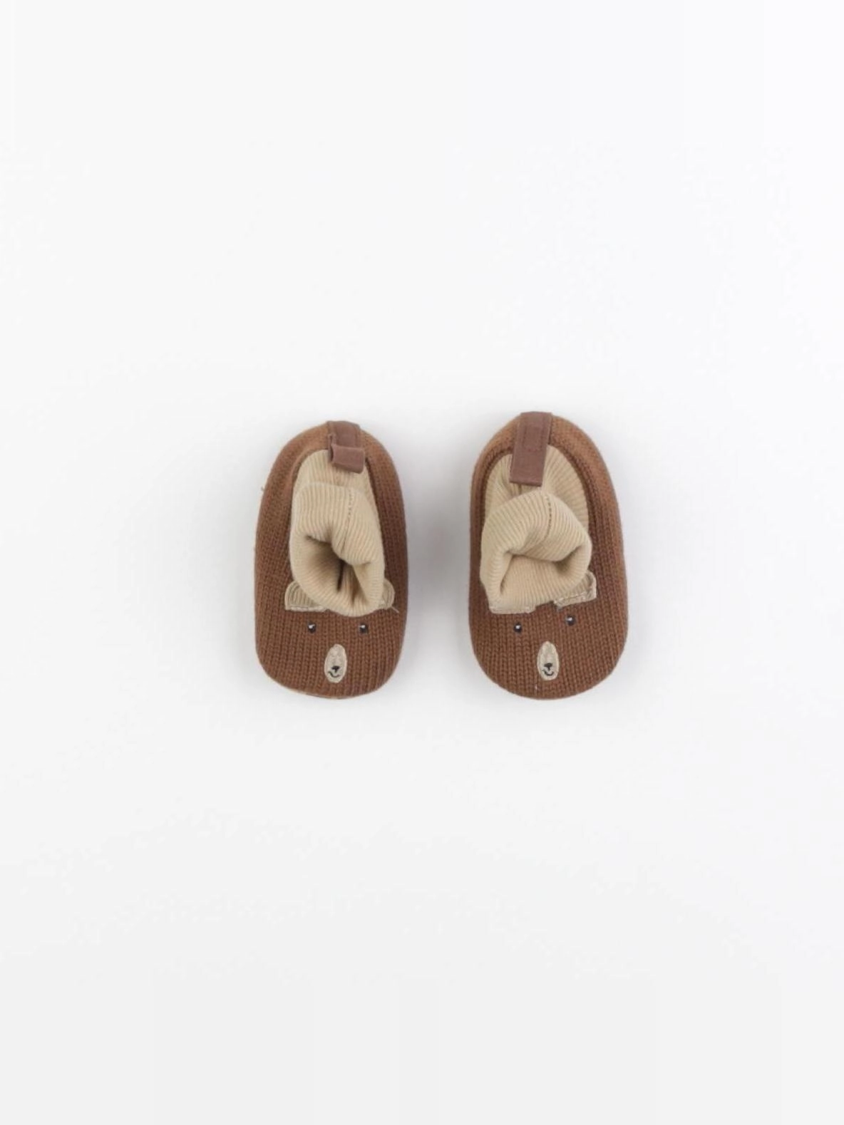 Vertbaudet - chaussons marron - pointure 17