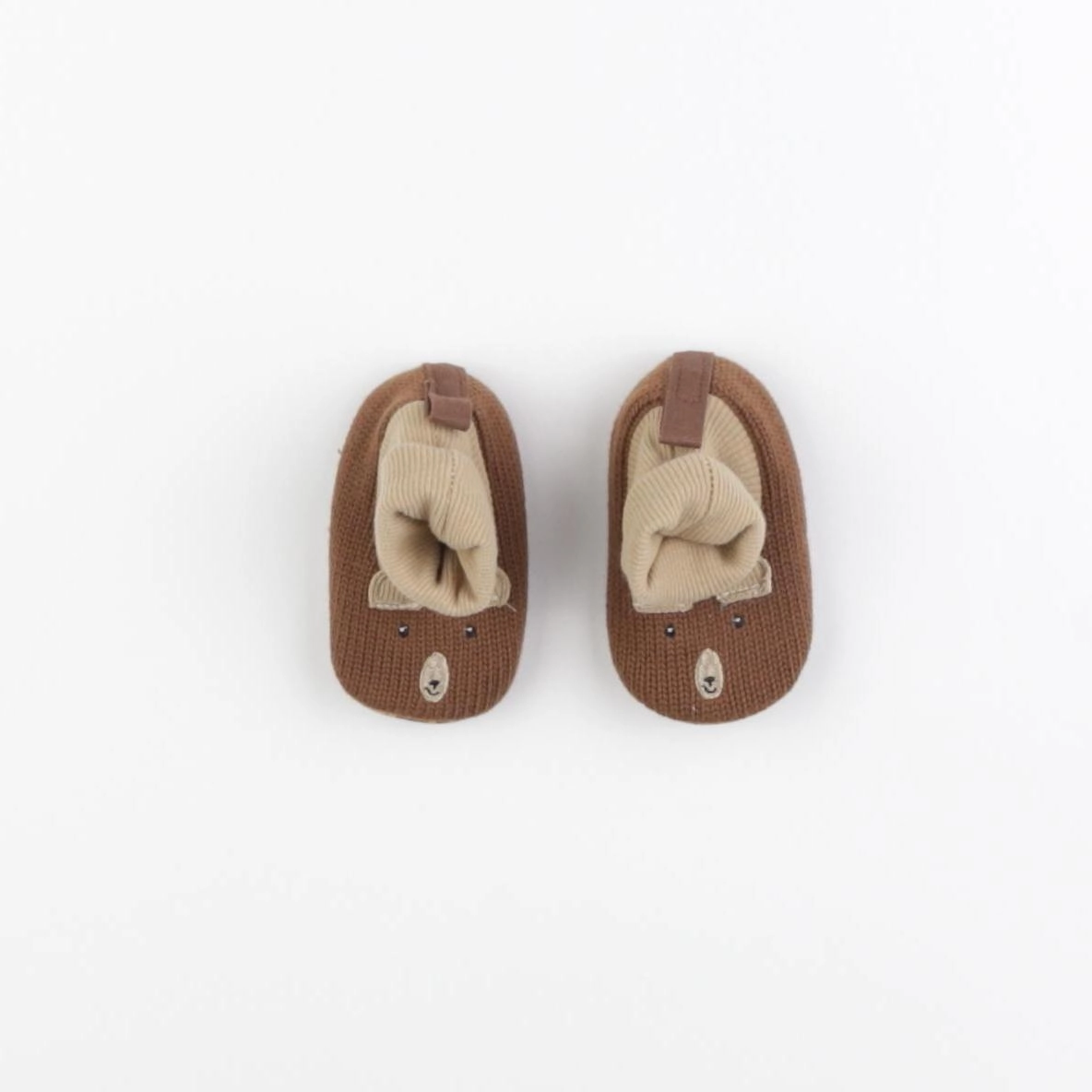 Vertbaudet - chaussons marron - pointure 17