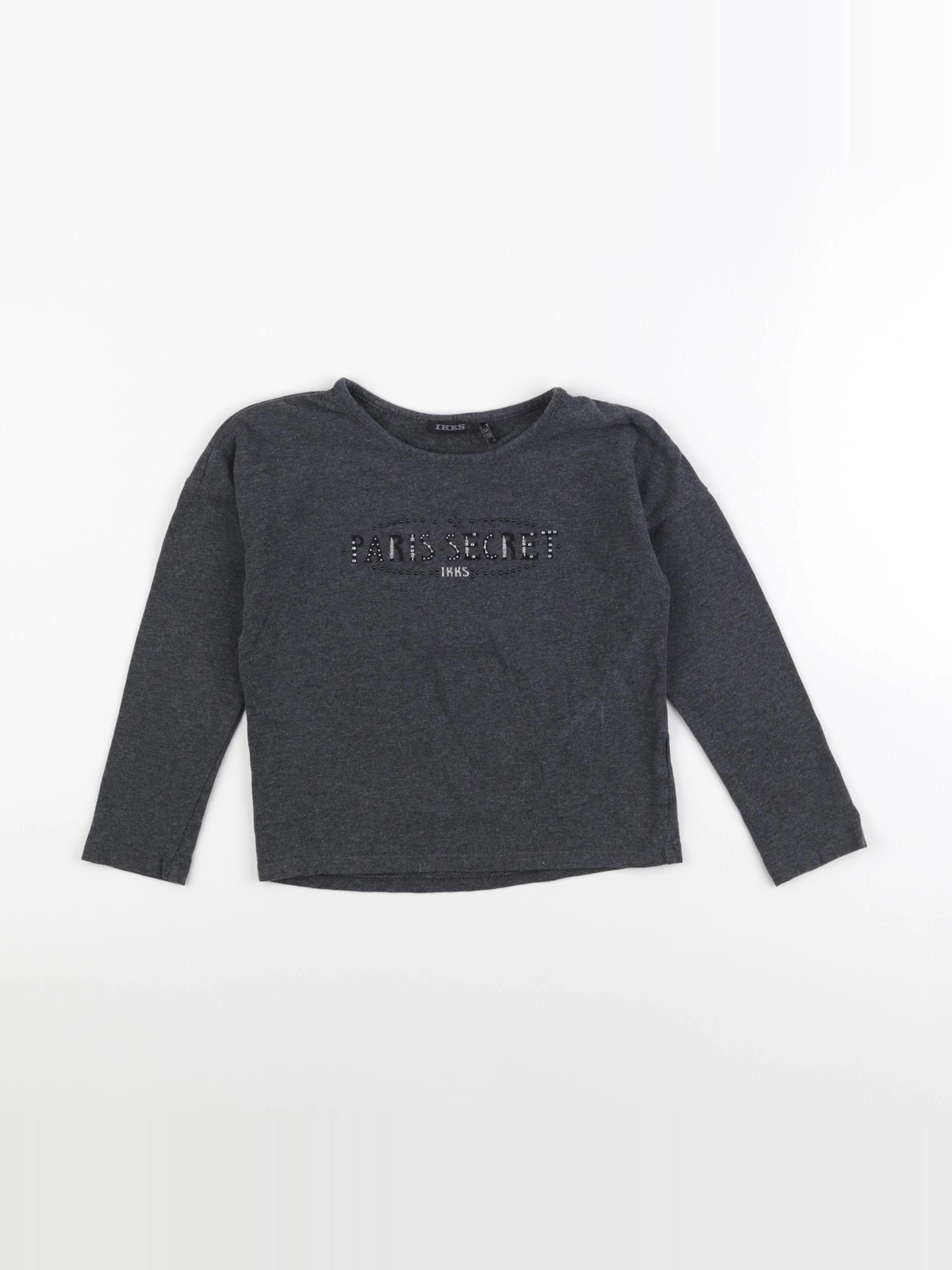 IKKS - tee-shirt gris - 5 ans