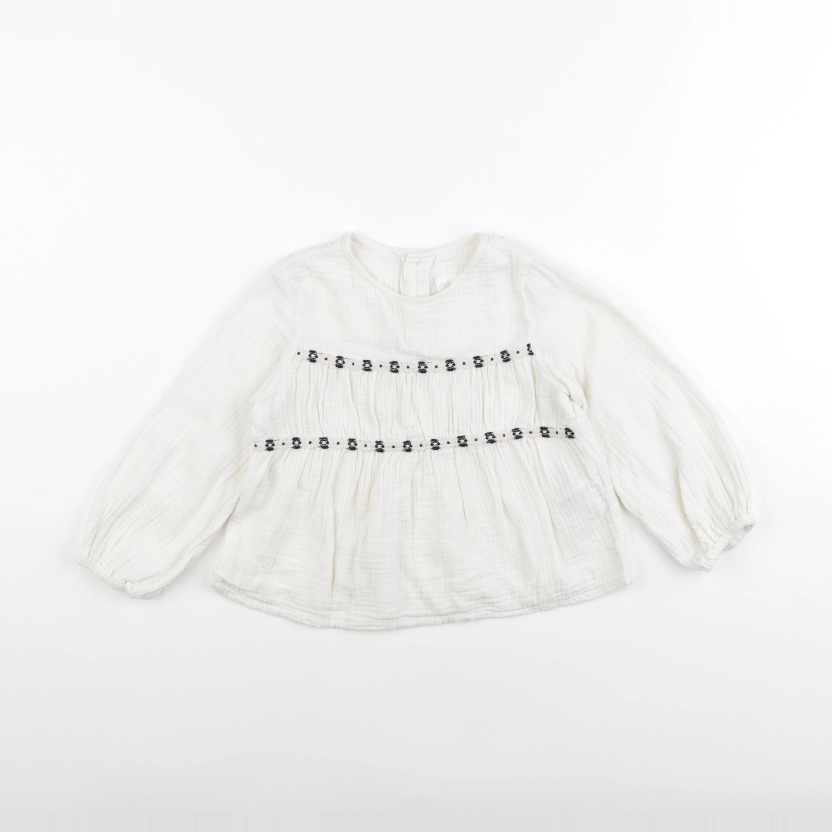 Zara - blouse blanc - 5 ans