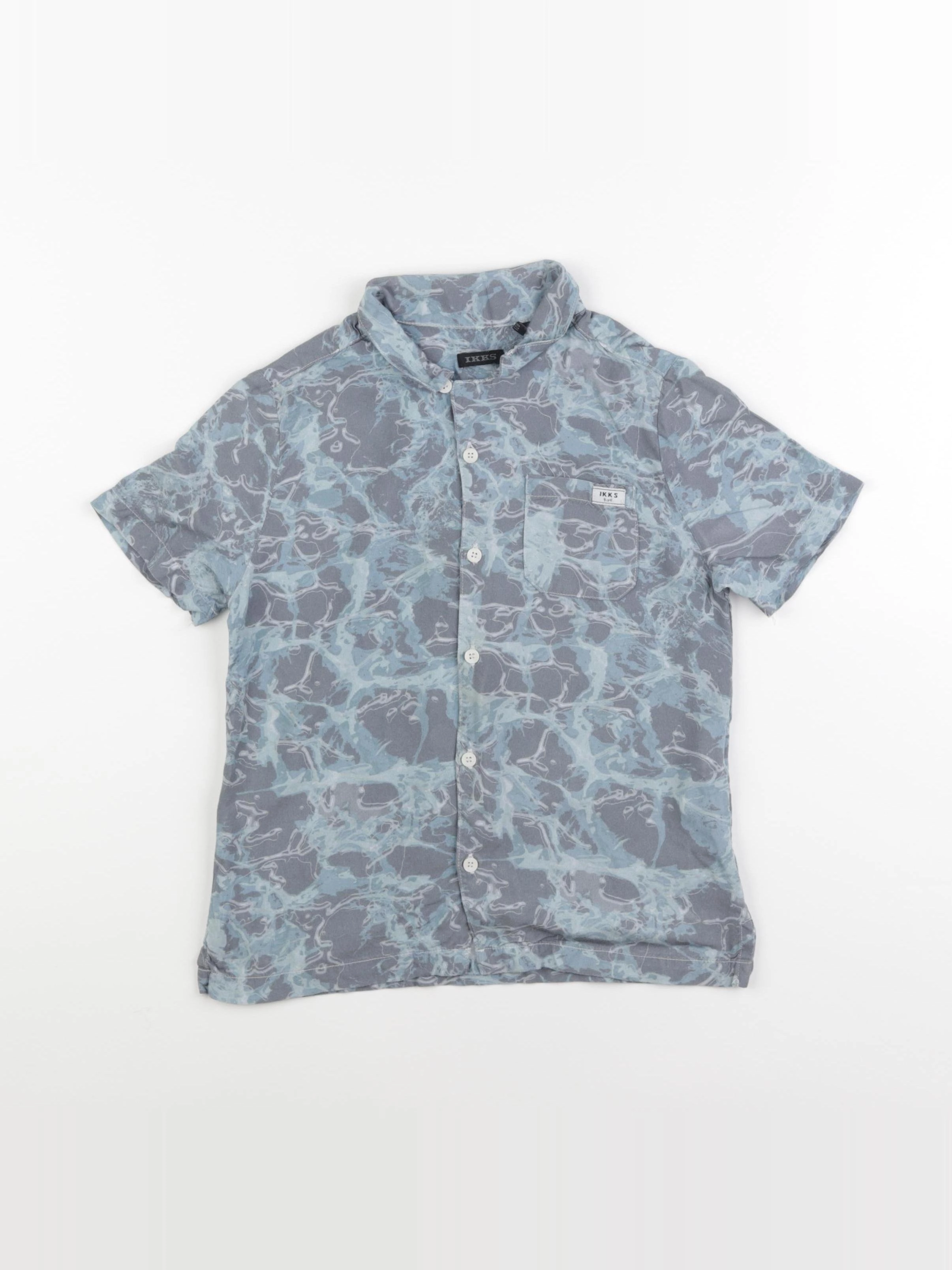 IKKS - chemise bleu - 8 ans