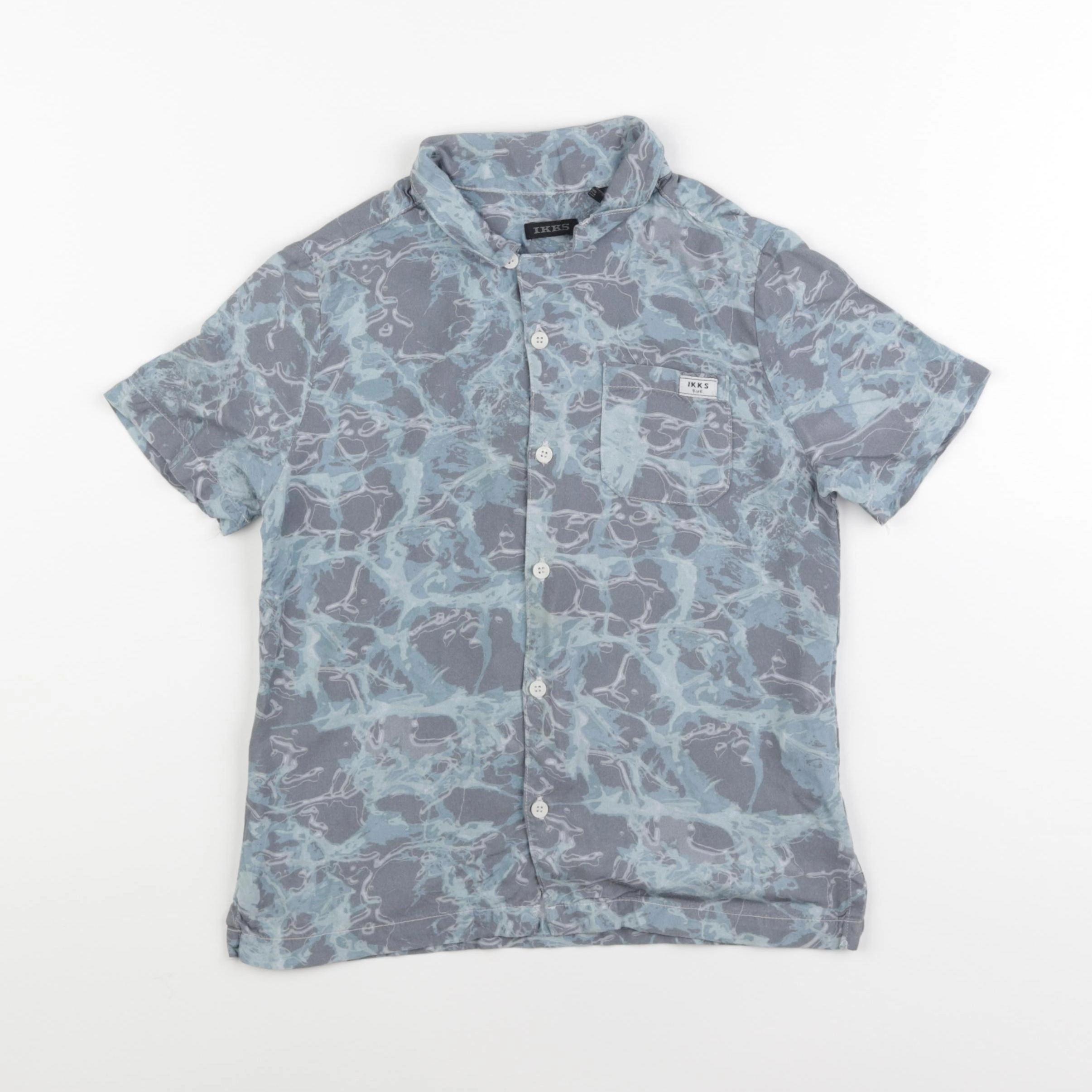 IKKS - chemise bleu - 8 ans