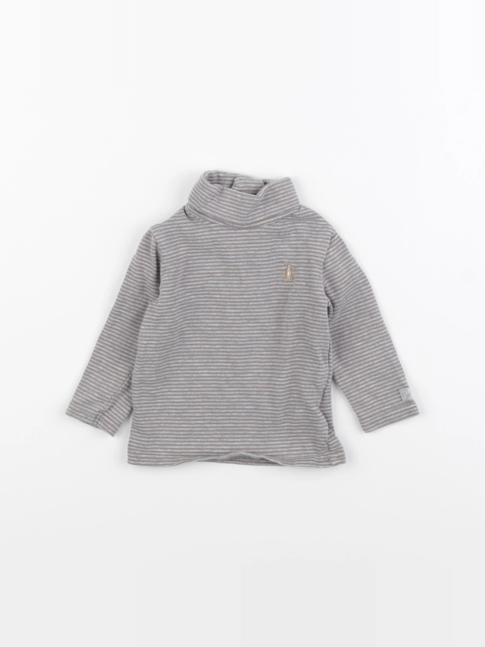 Cyrillus - sous-pull bleu - 6 mois