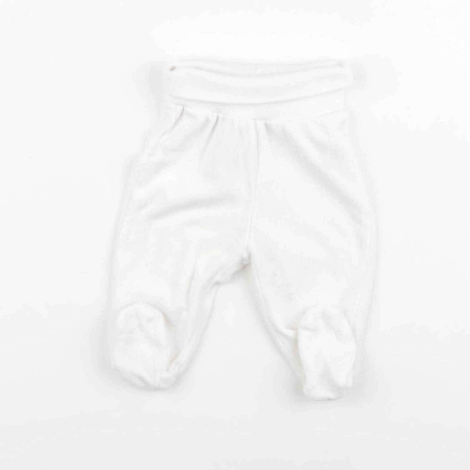 H&M - legging blanc - 1 mois