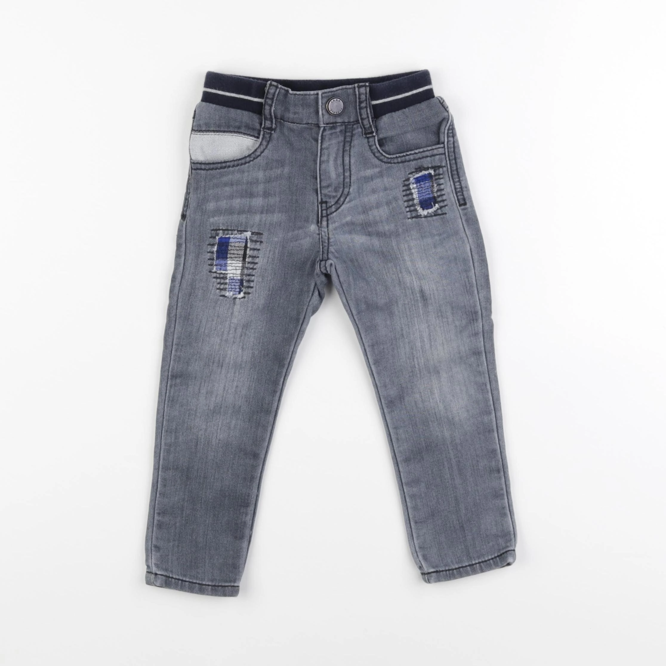 IKKS - jean gris - 2 ans