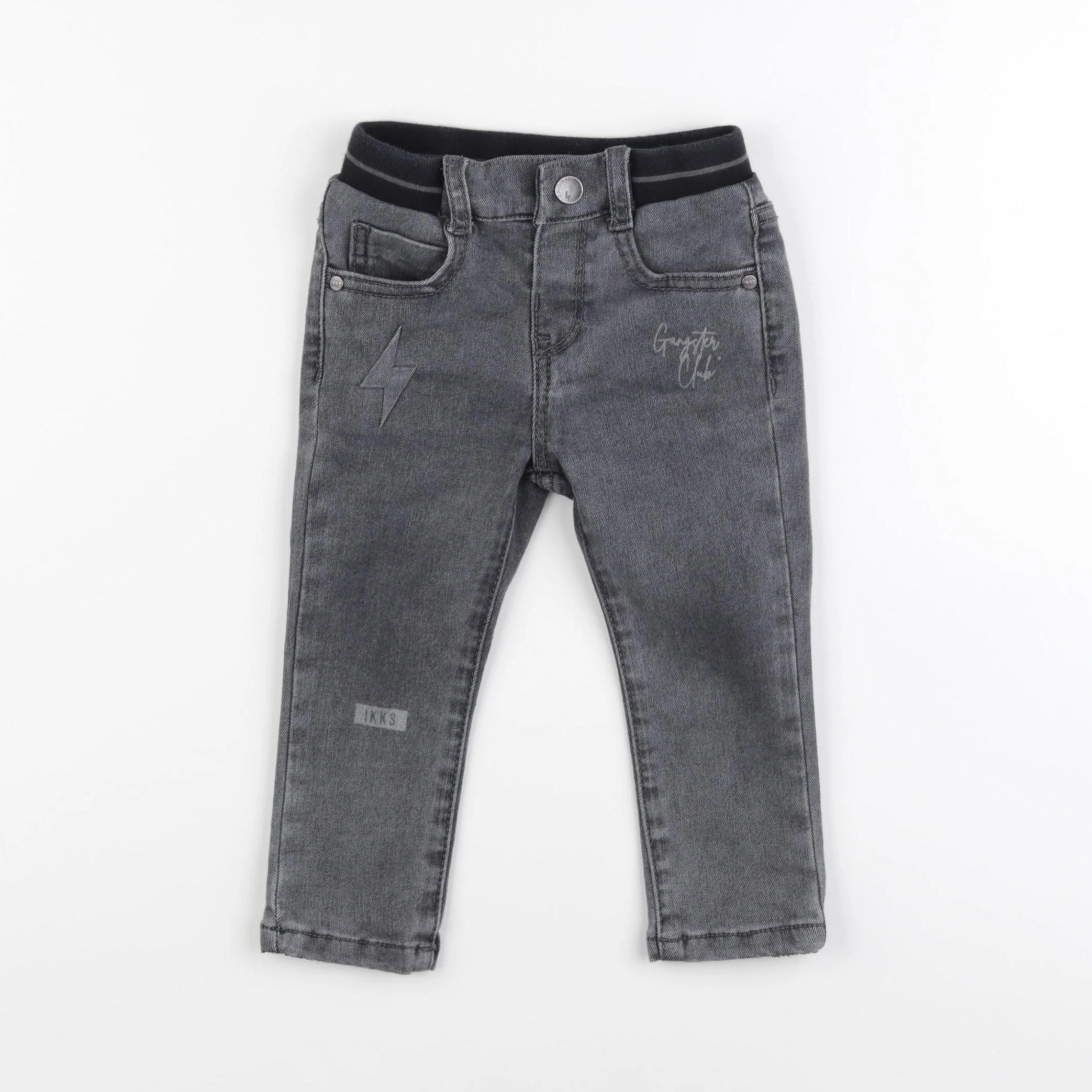 IKKS - jean gris - 2 ans