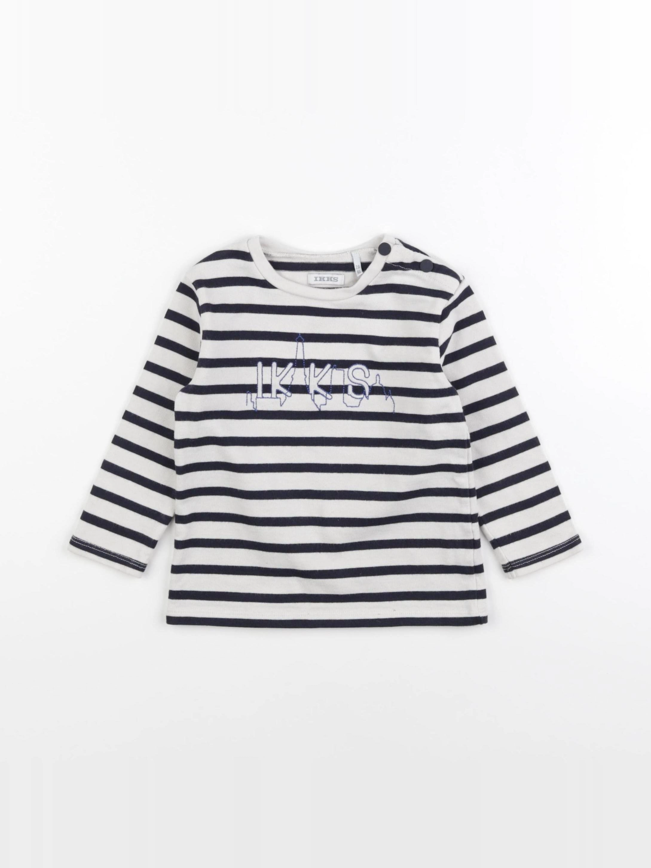 IKKS - sweat beige - 2 ans