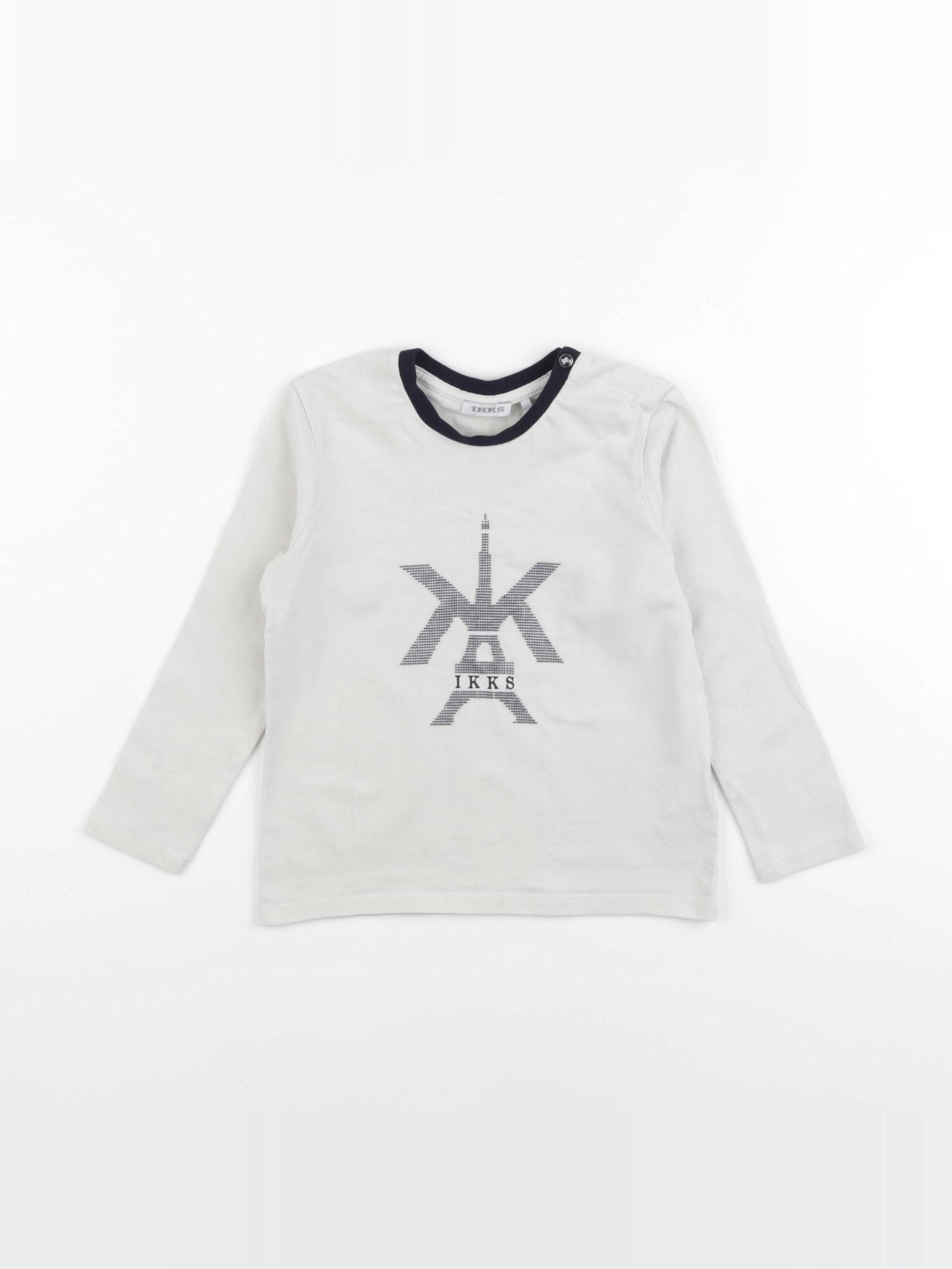 IKKS - tee-shirt beige - 3 ans