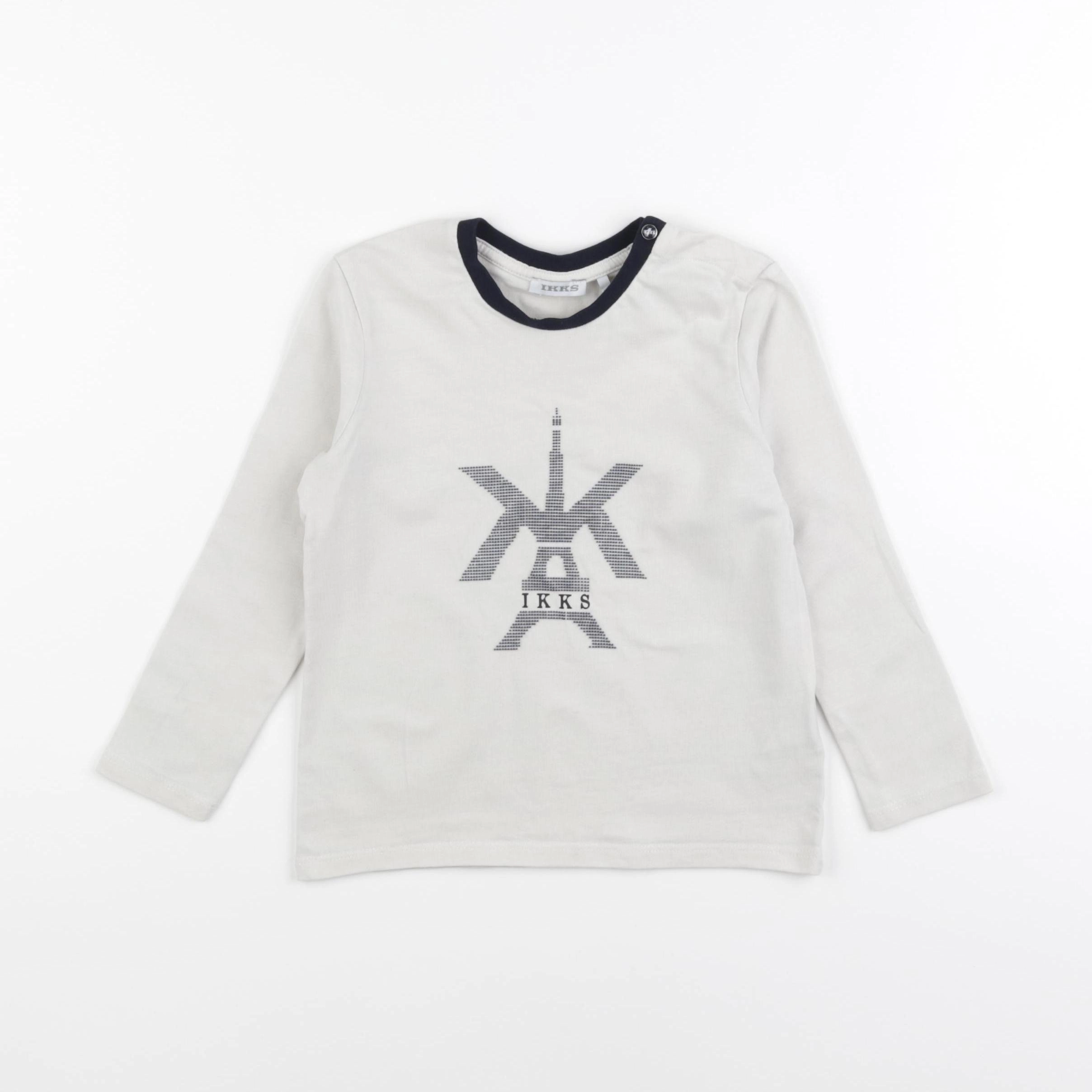 IKKS - tee-shirt beige - 3 ans