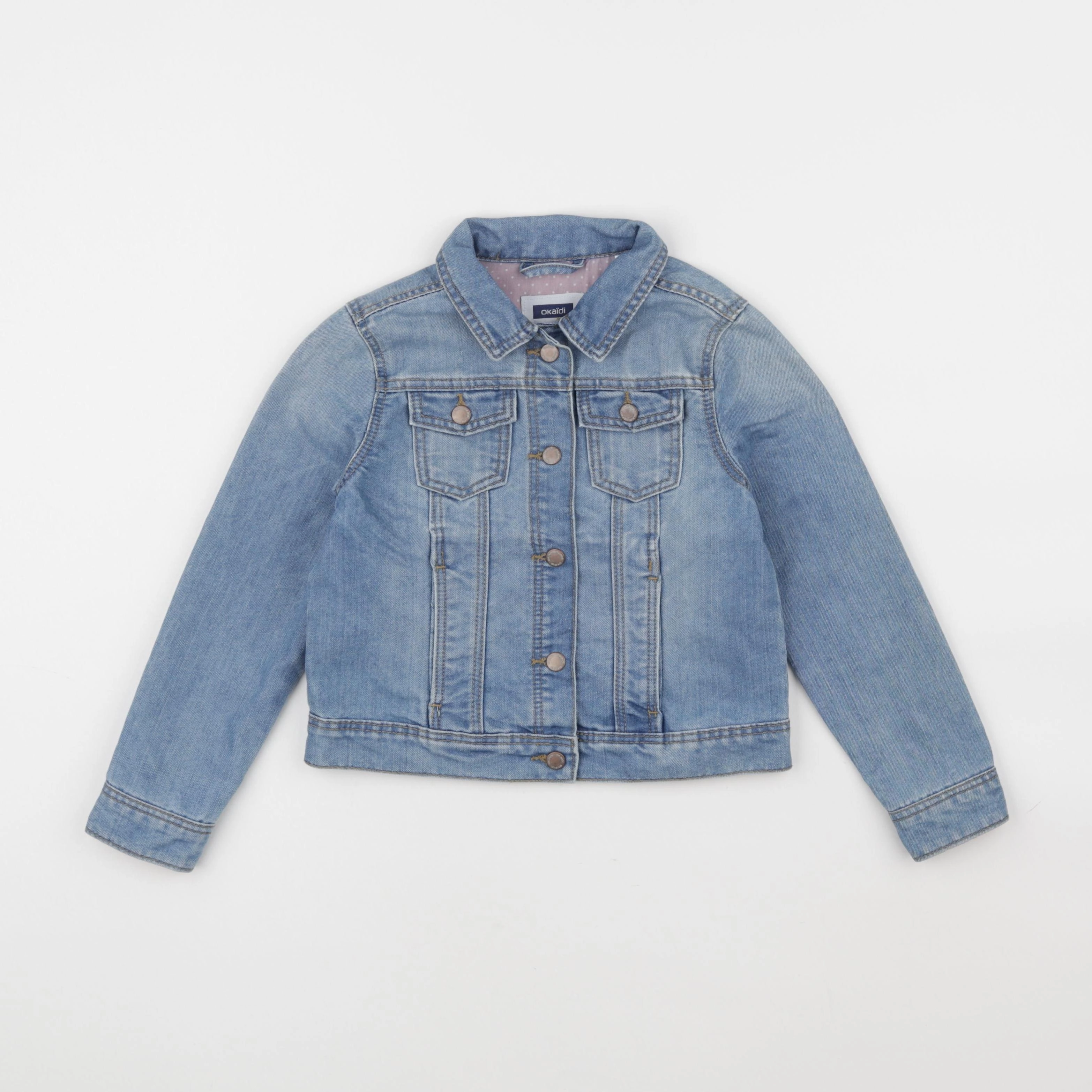 Okaidi - veste bleu - 6 ans