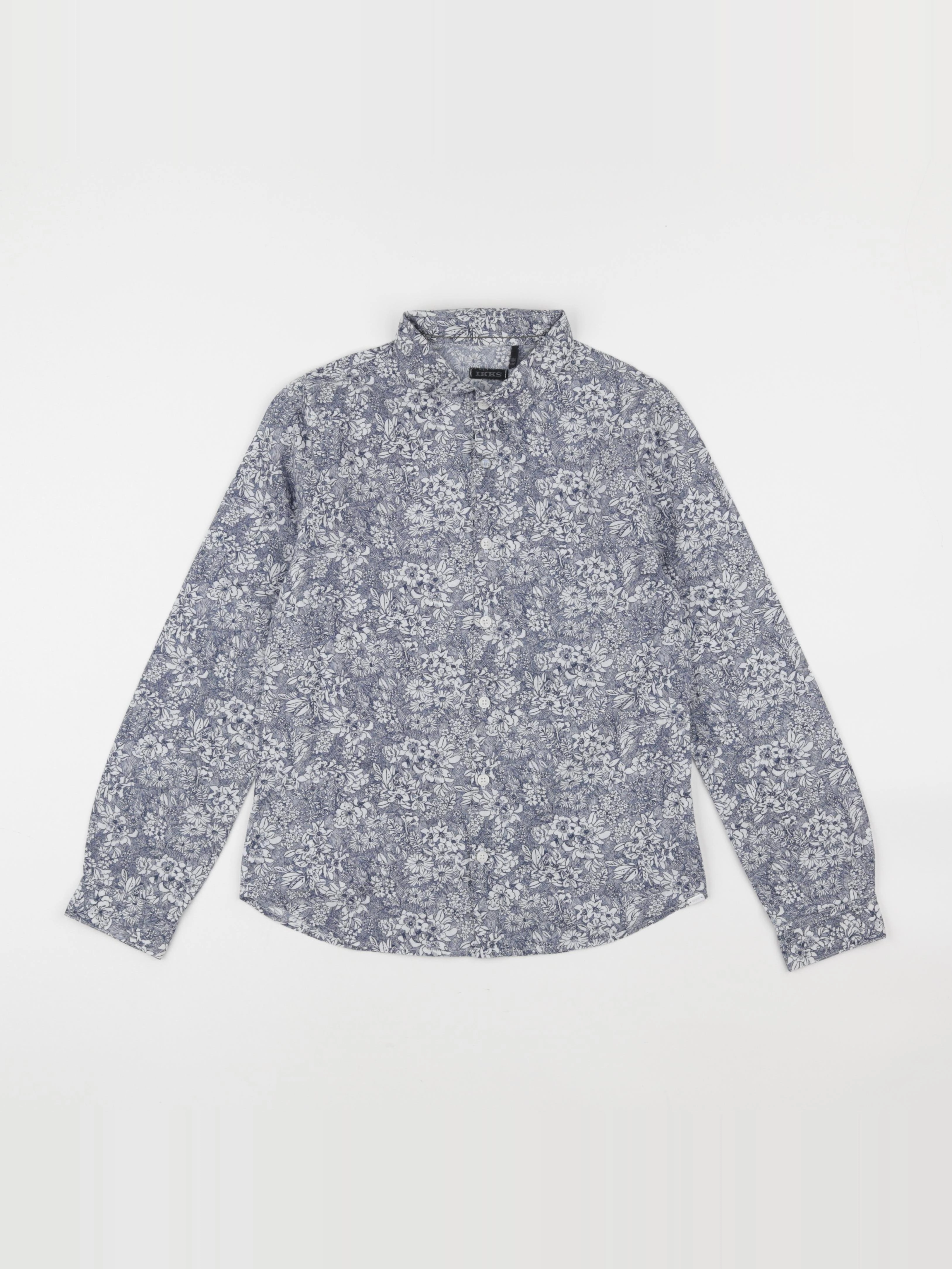 IKKS - chemise bleu - 10 ans