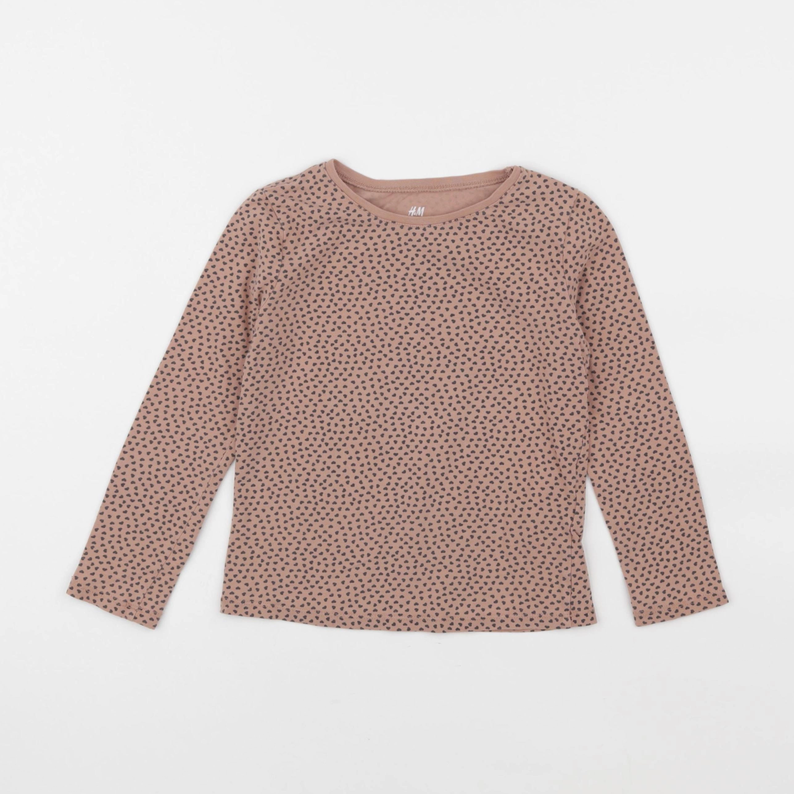 H&M - tee-shirt rose - 5/6 ans