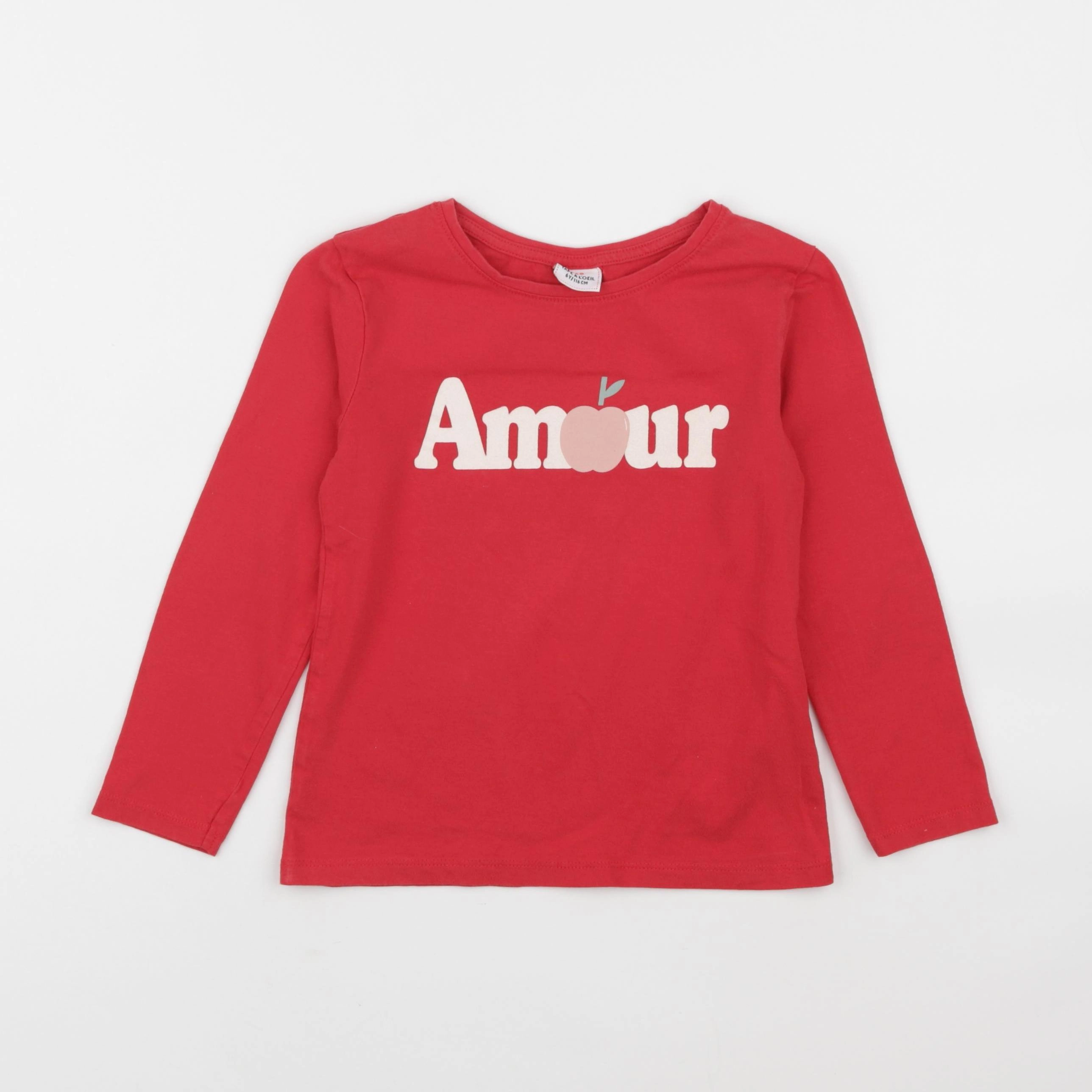 Tape à l'oeil - tee-shirt rouge - 6 ans