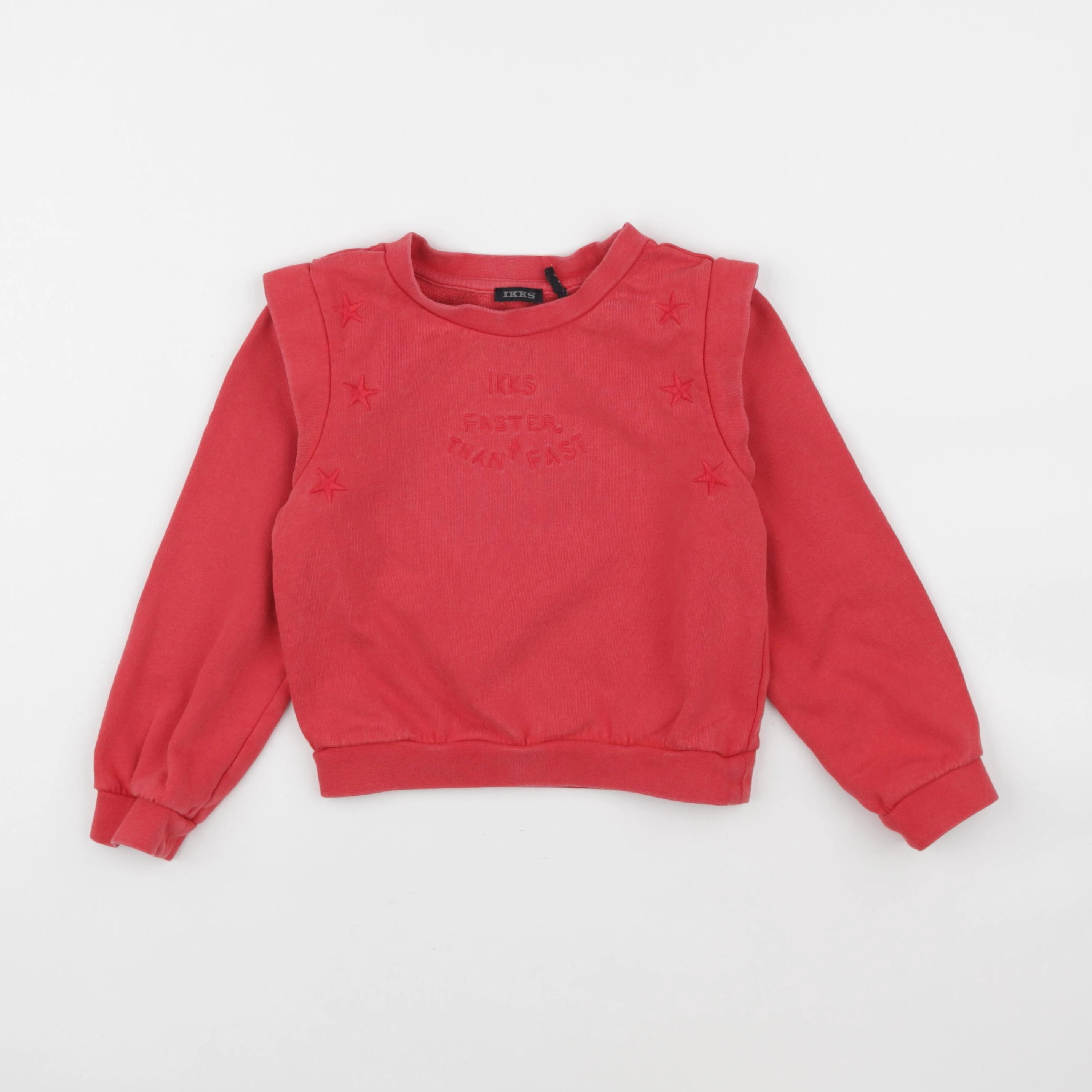 IKKS - sweat rouge - 6 ans