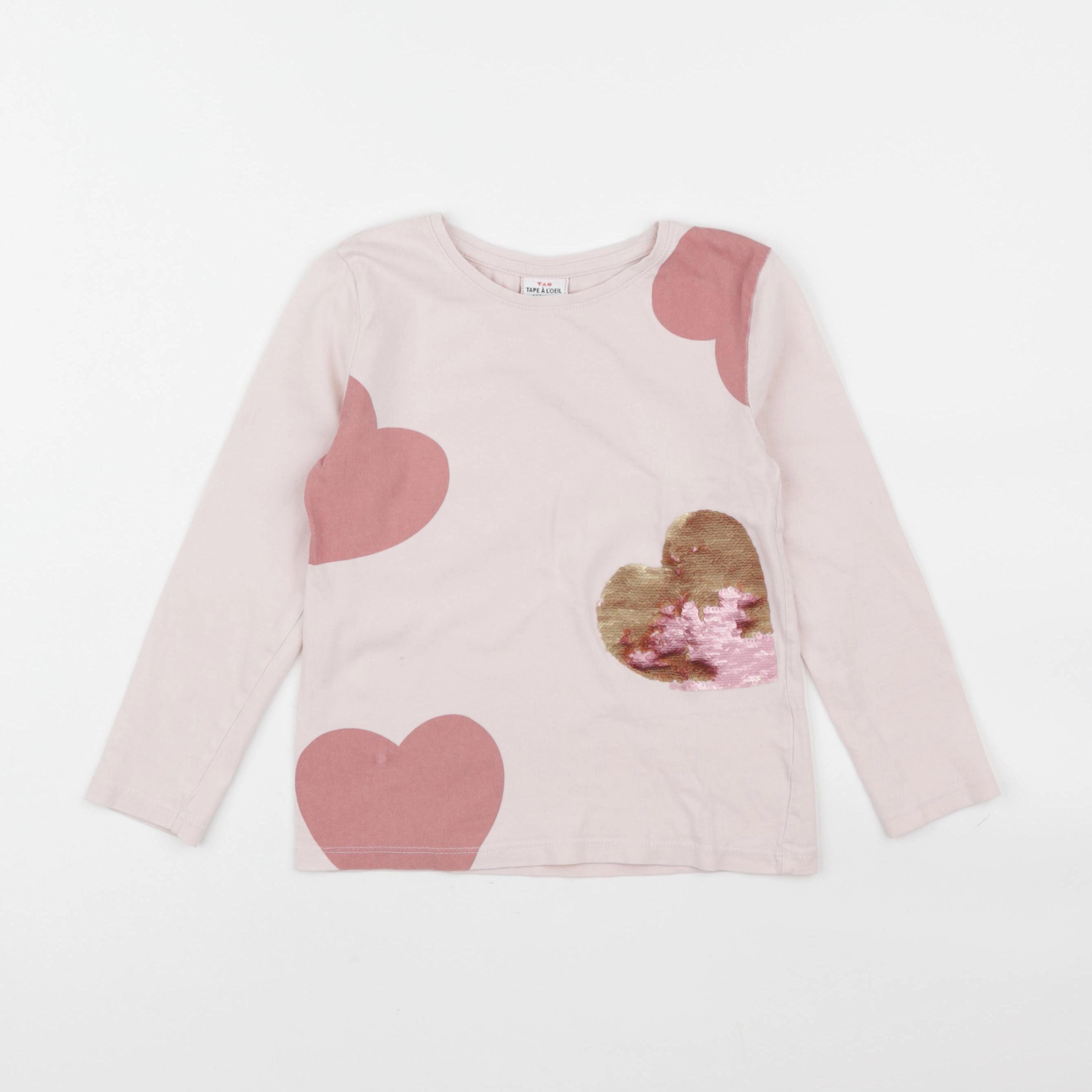 Tape à l'oeil - tee-shirt rose - 6 ans