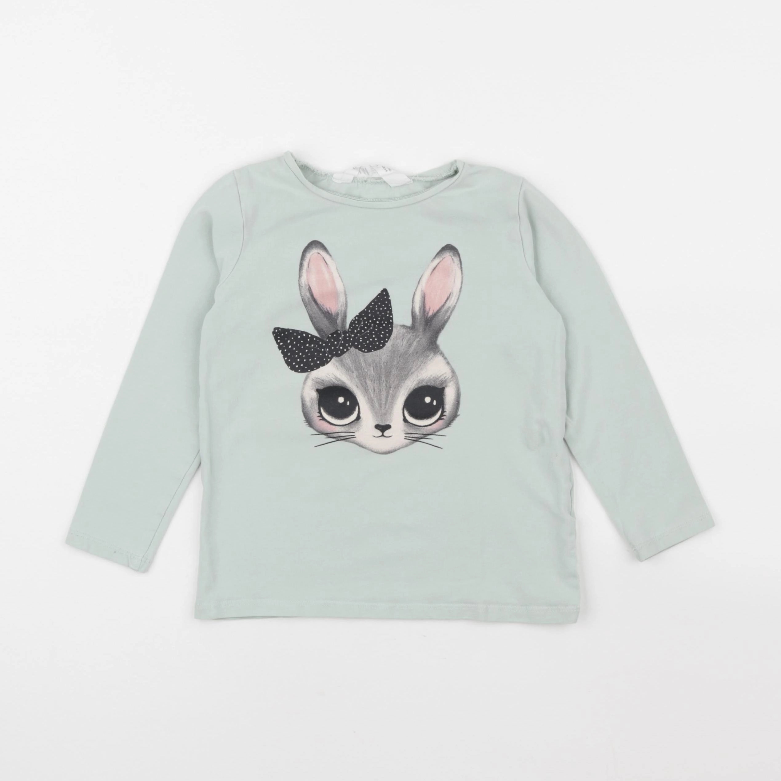 H&M - tee-shirt bleu - 5/6 ans