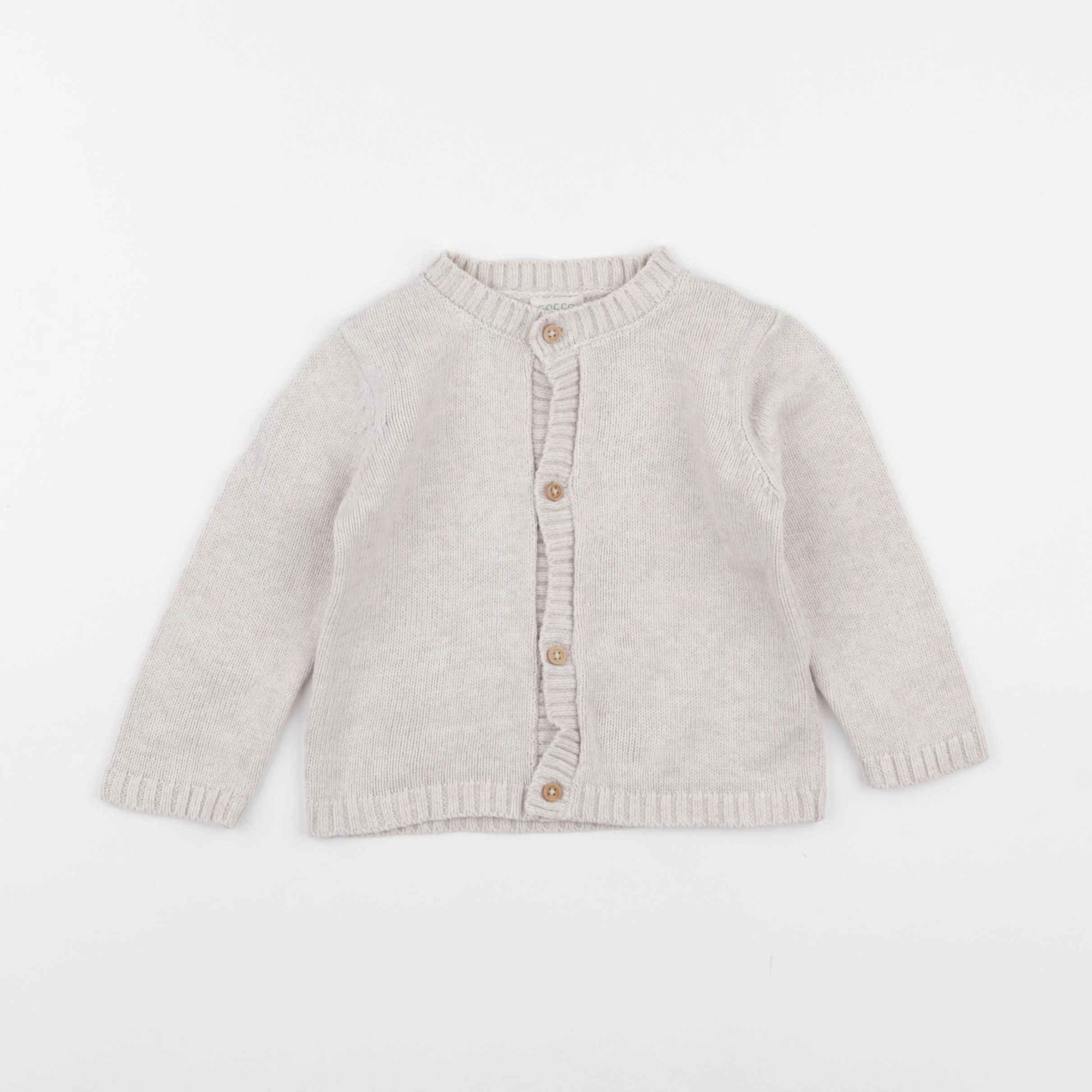 Gocco - gilet beige - 12/18 mois