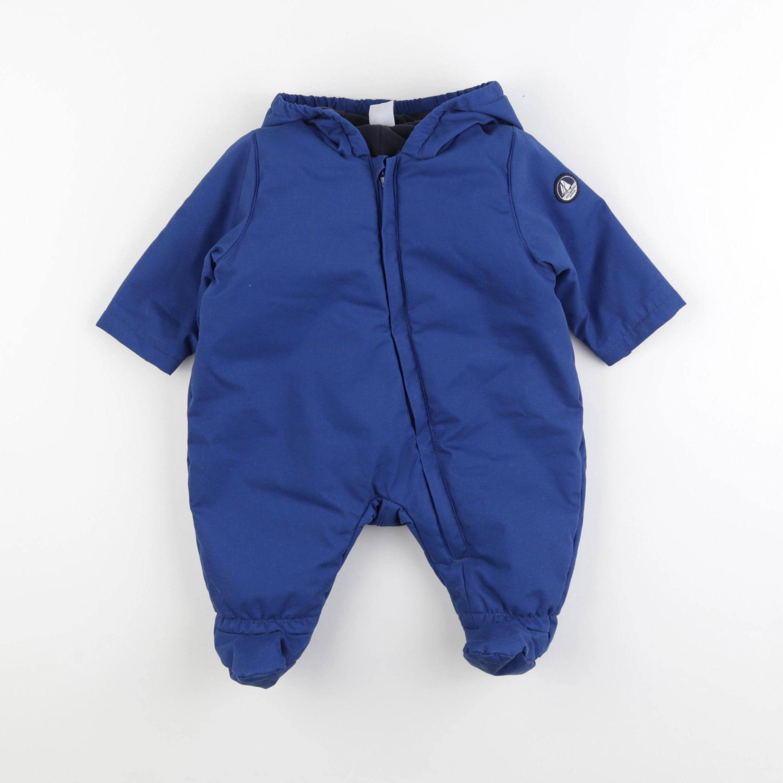 Petit Bateau - combi-pilote bleu - 3 mois