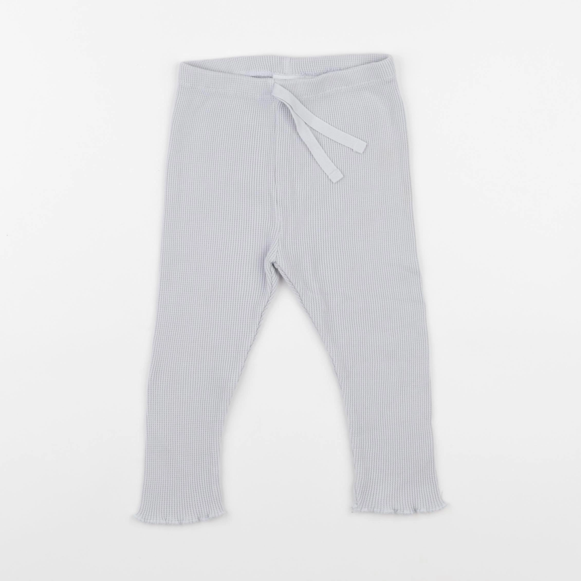 Zara - legging bleu - 12/18 mois