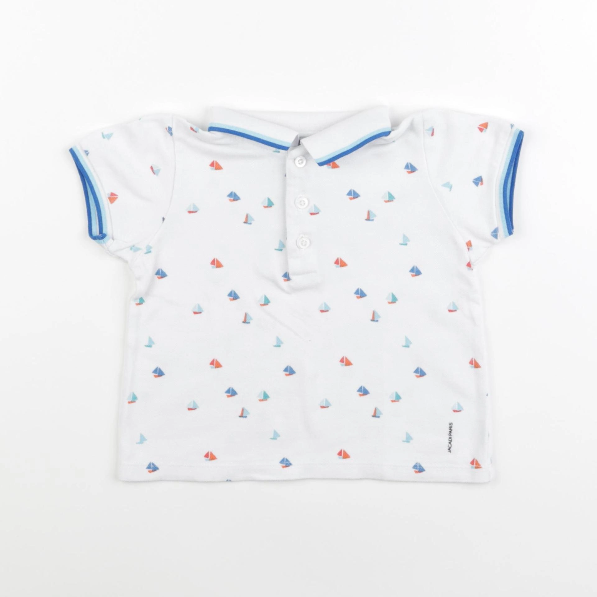 Jacadi - polo bleu - 36 mois