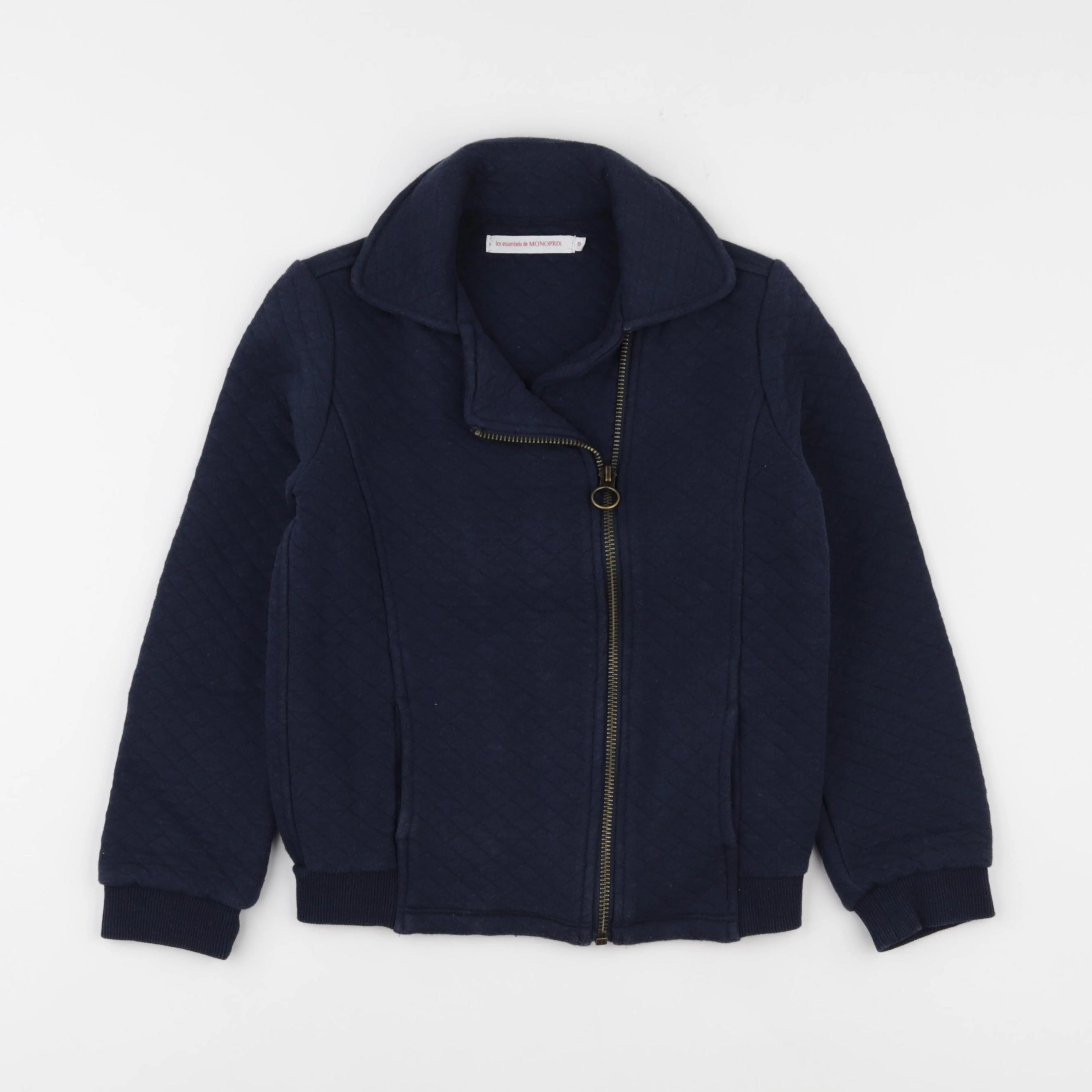 Monoprix - veste bleu - 8 ans
