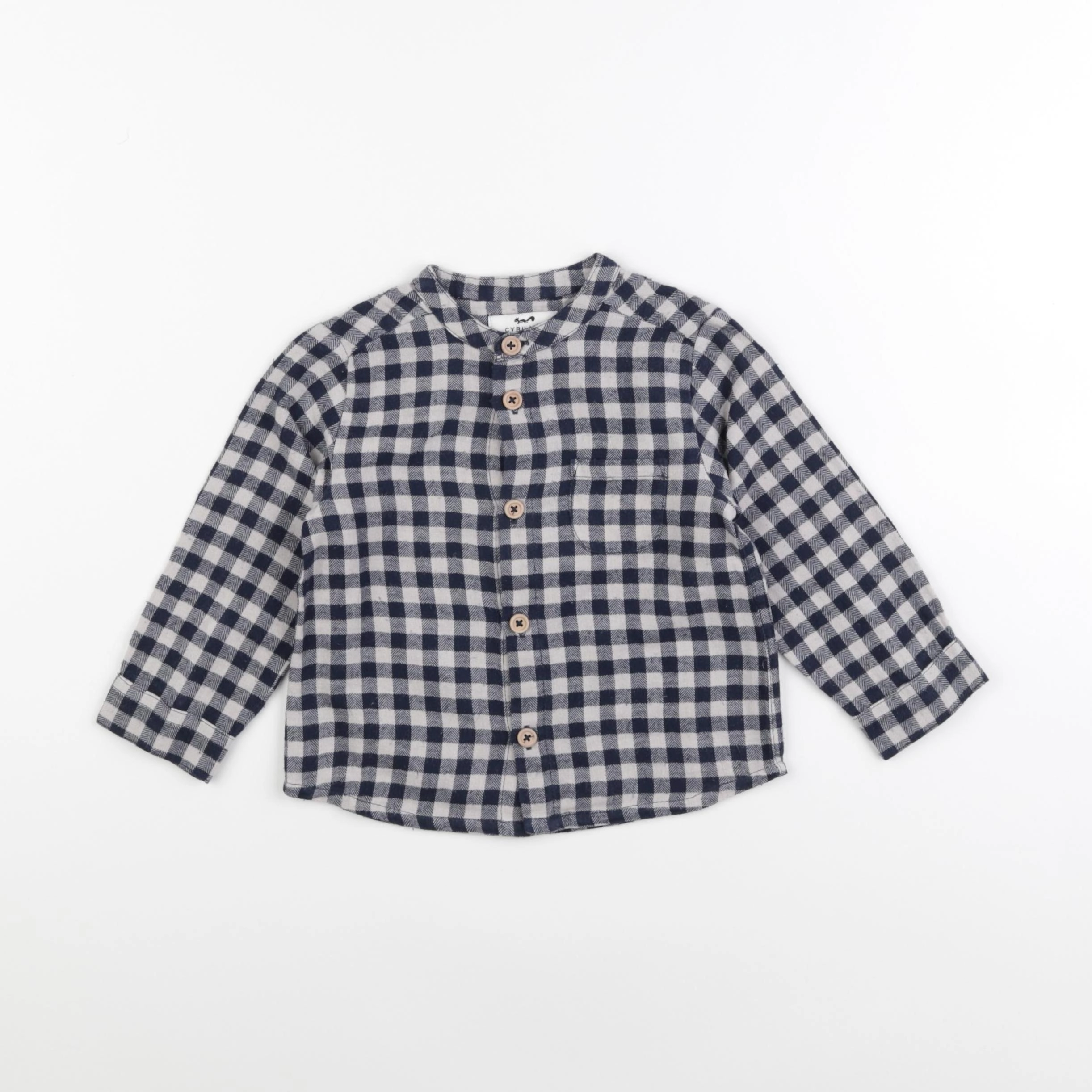 Cyrillus - chemise bleu - 24 mois