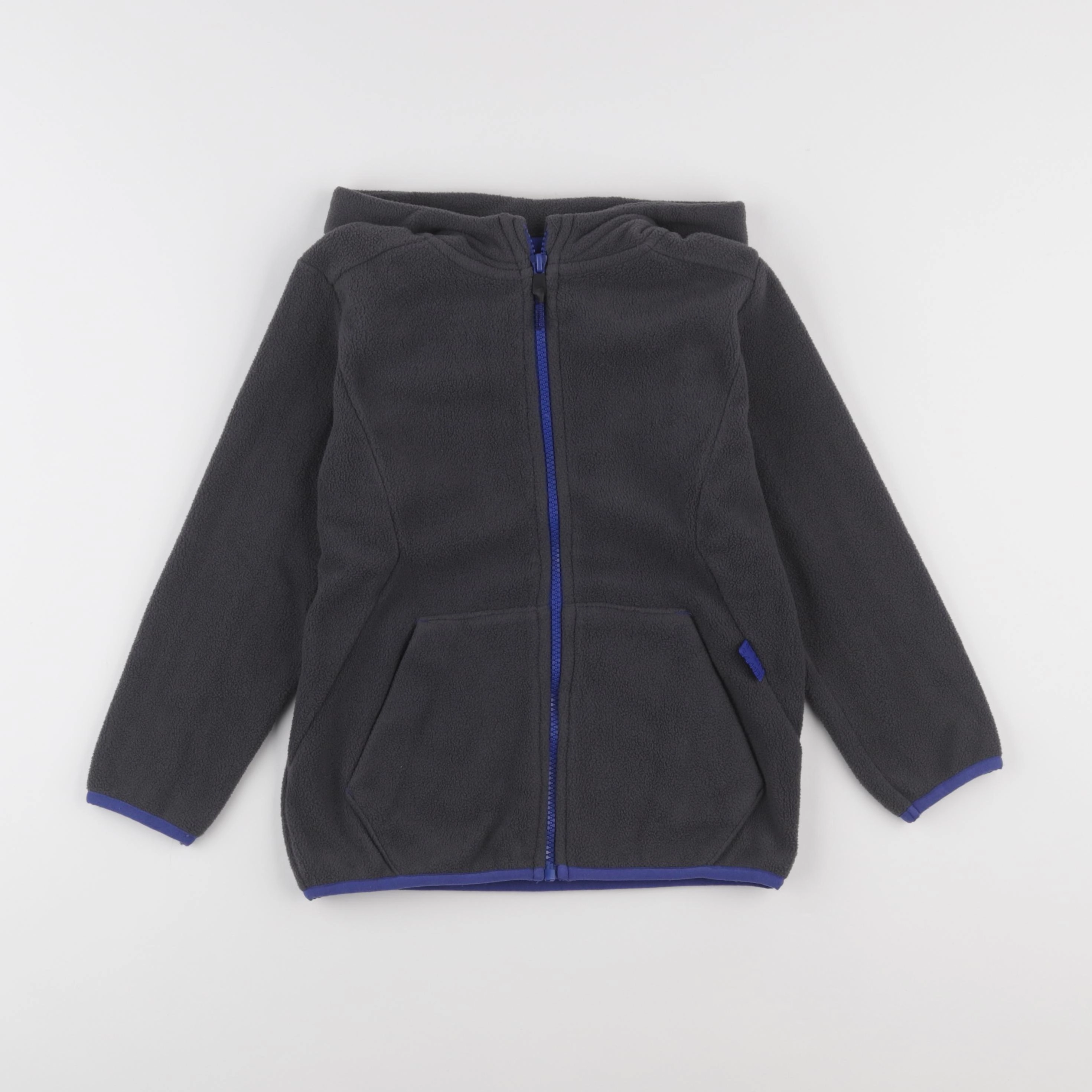 Vertbaudet - polaire gris - 8 ans