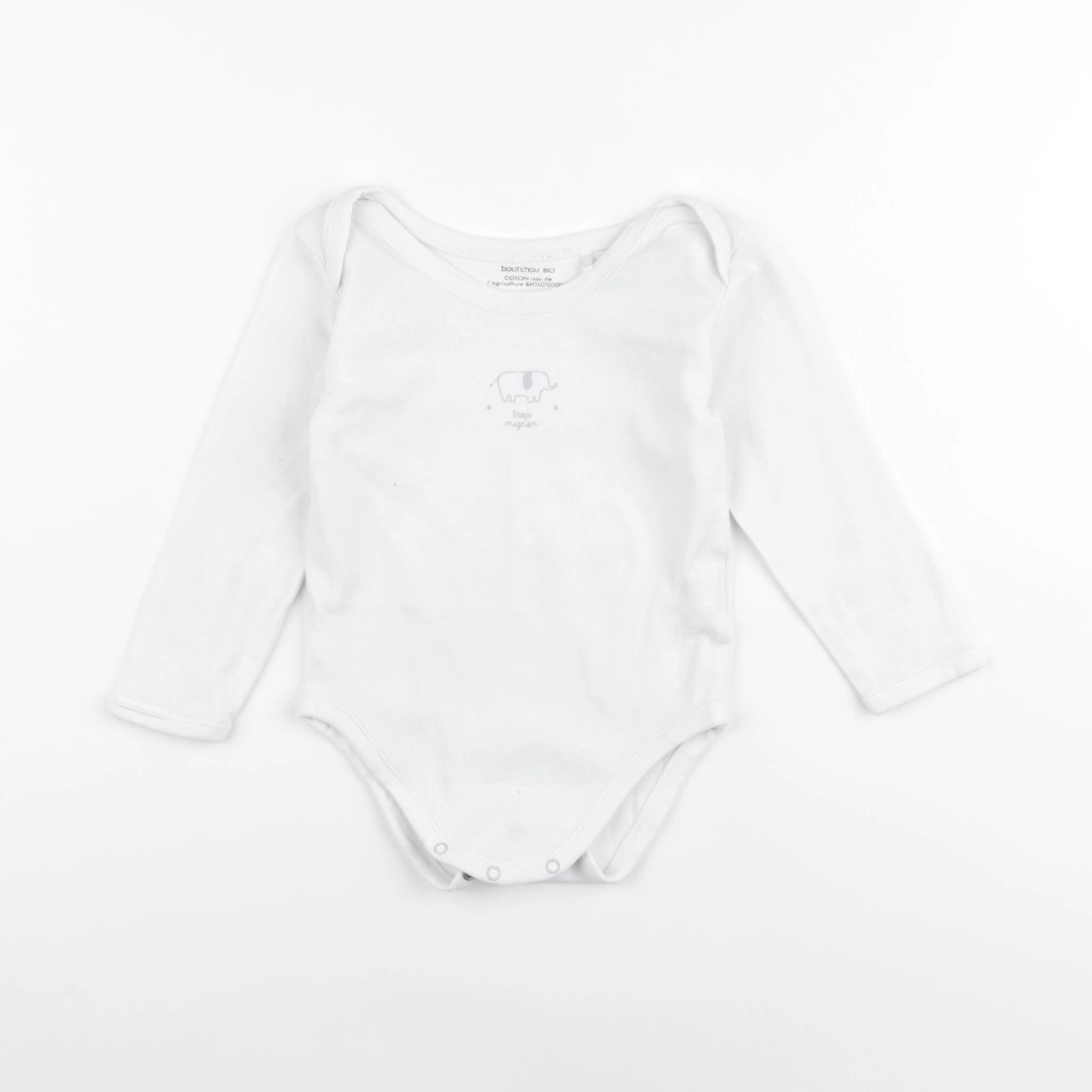 Boutchou - body blanc - 24 mois