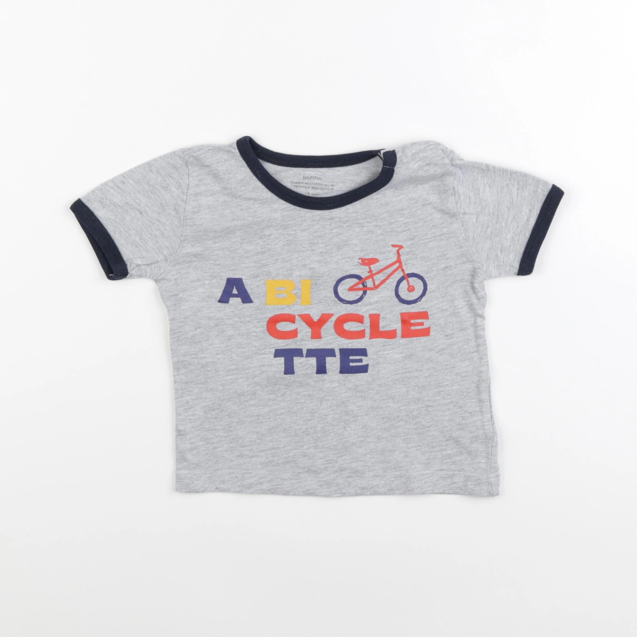 Boutchou - tee-shirt multicolore - 18 mois