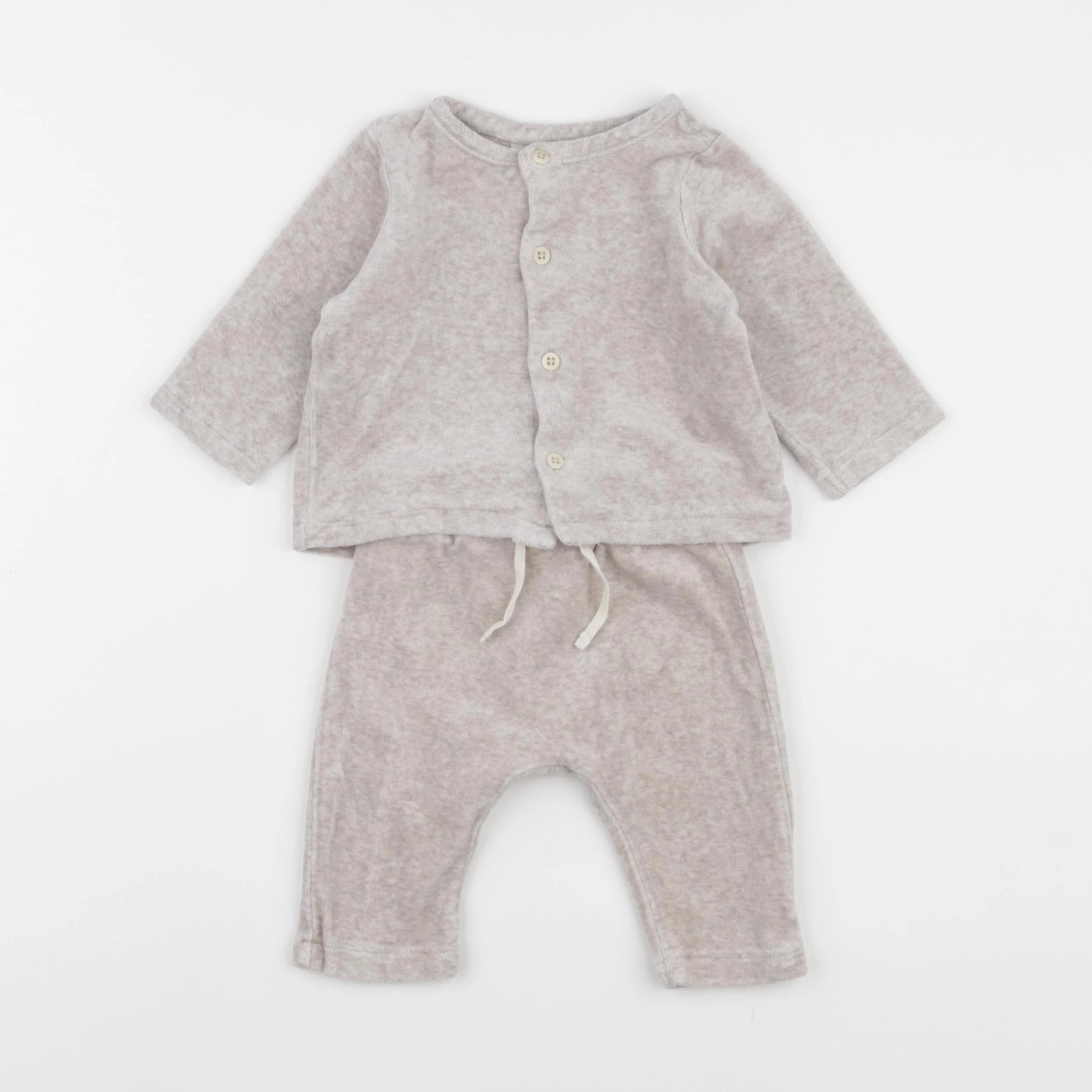H&M - ensemble marron - 1/3 mois