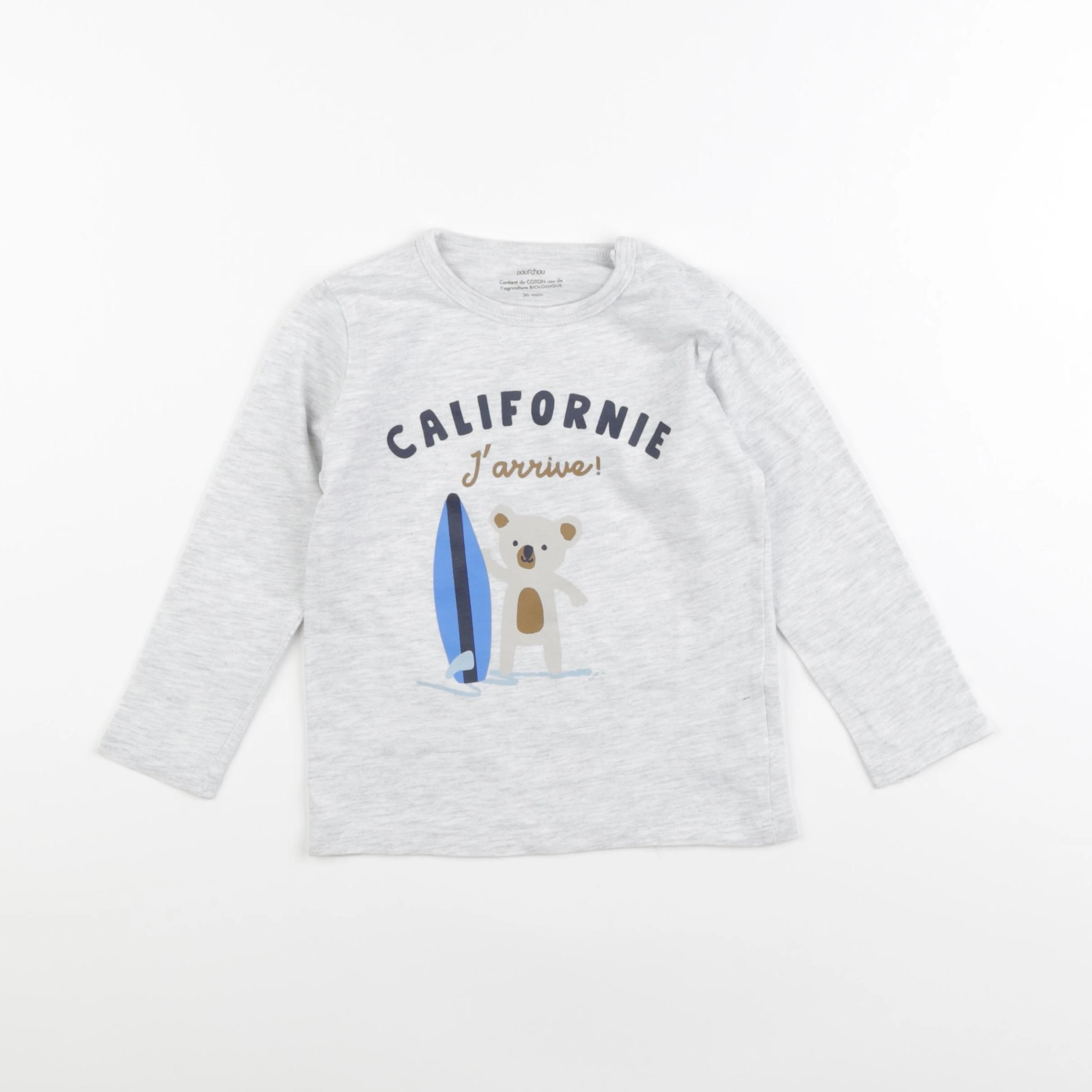 Boutchou - tee-shirt multicolore - 36 mois