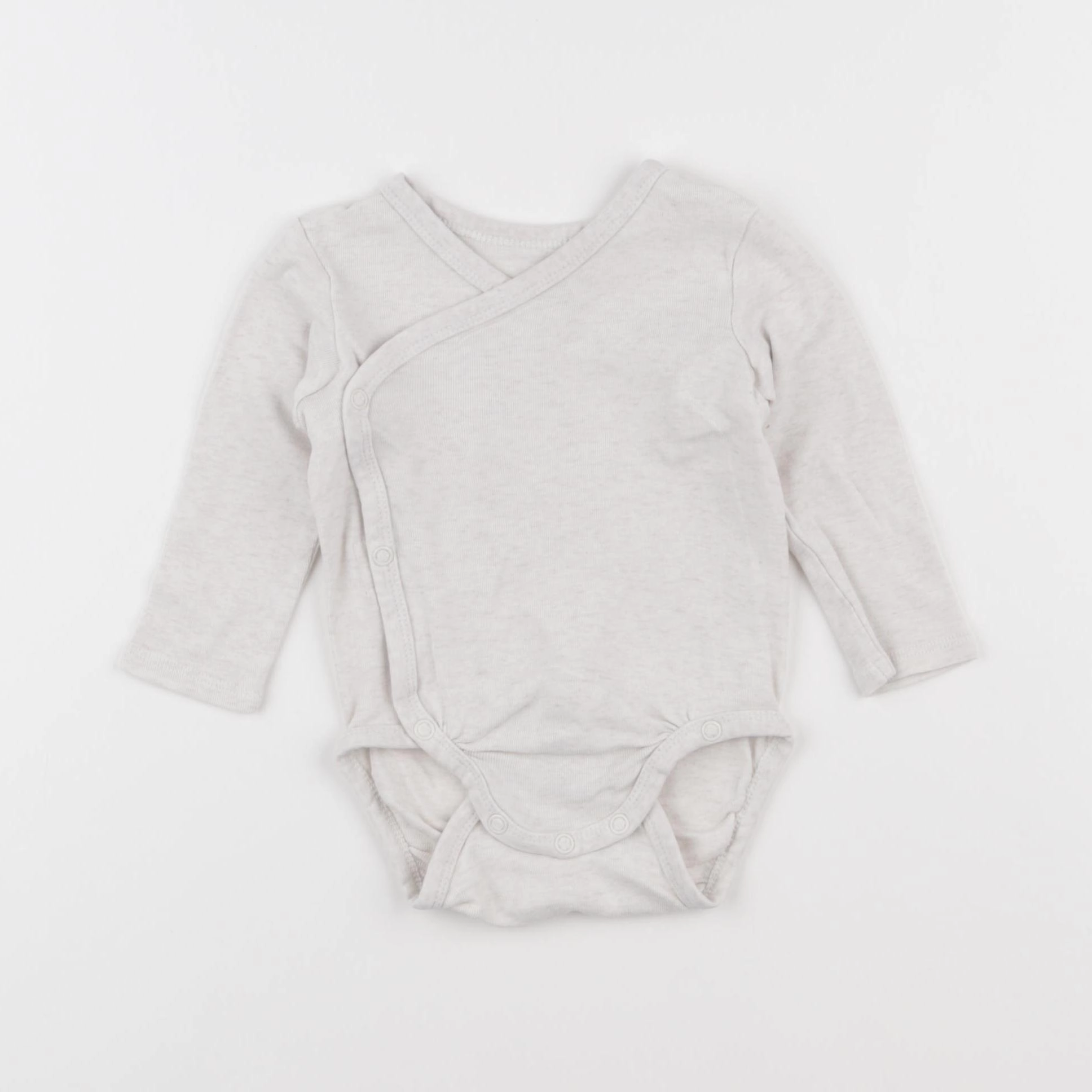 H&M - body beige - 3/6 mois