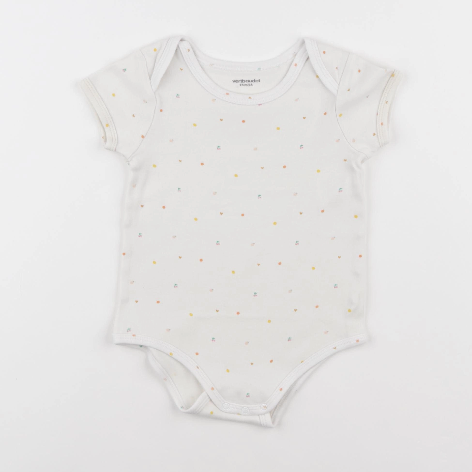 Vertbaudet - body blanc - 3 ans