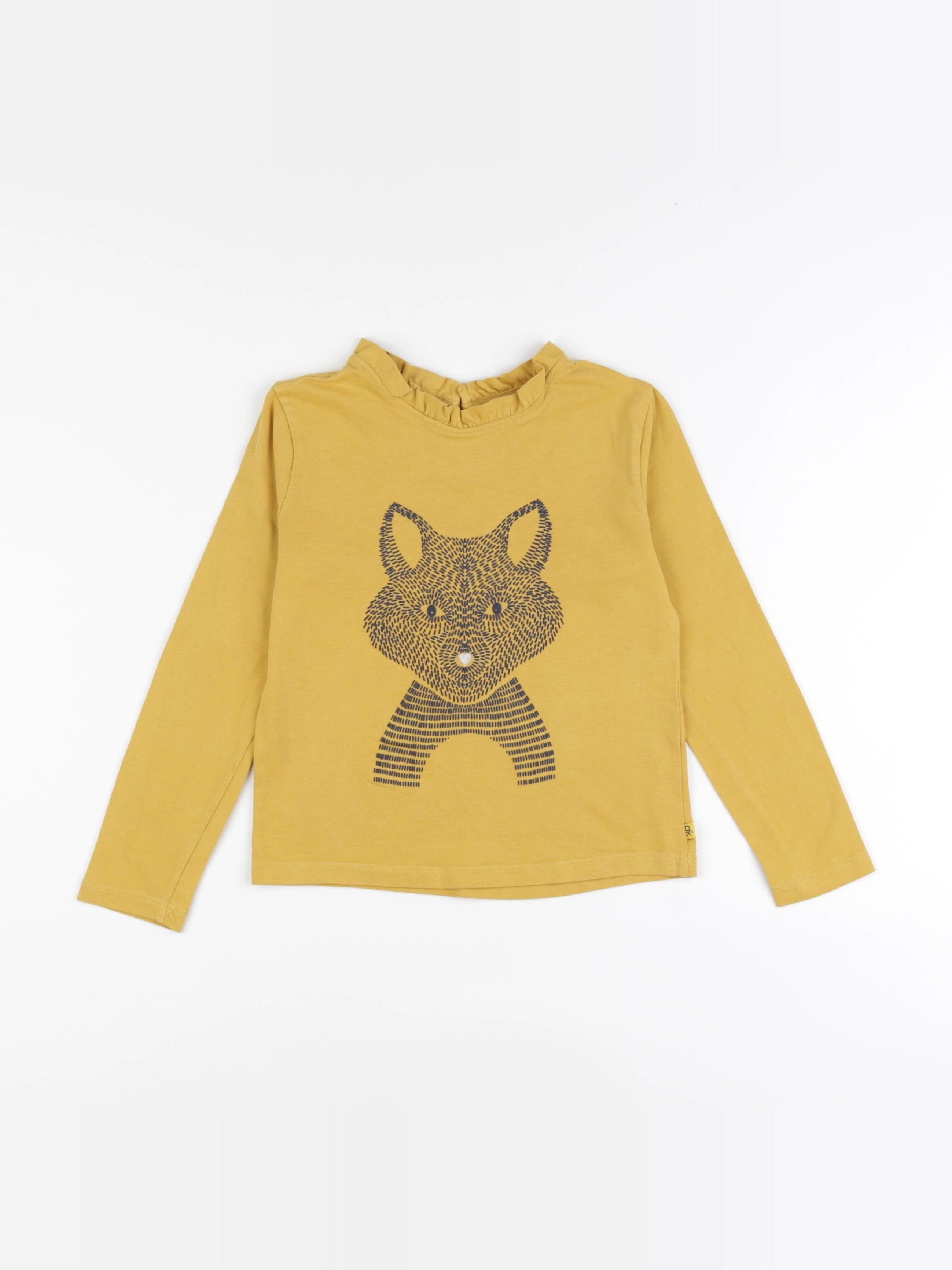 Okaidi - tee-shirt jaune - 6 ans