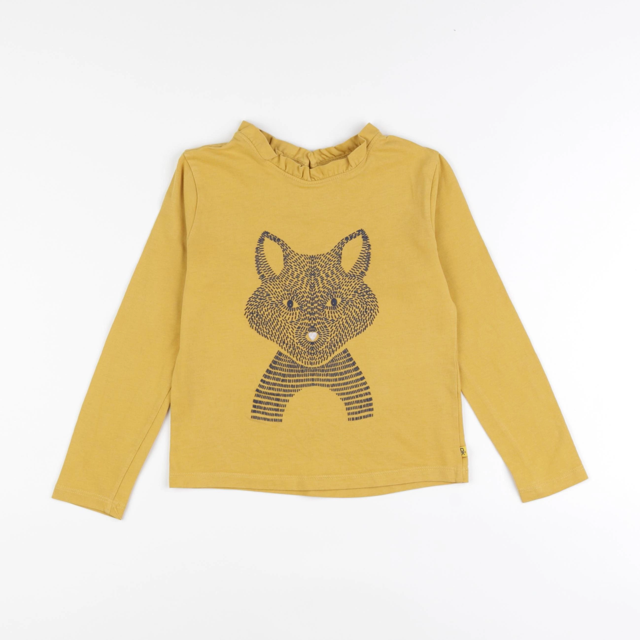 Okaidi - tee-shirt jaune - 6 ans