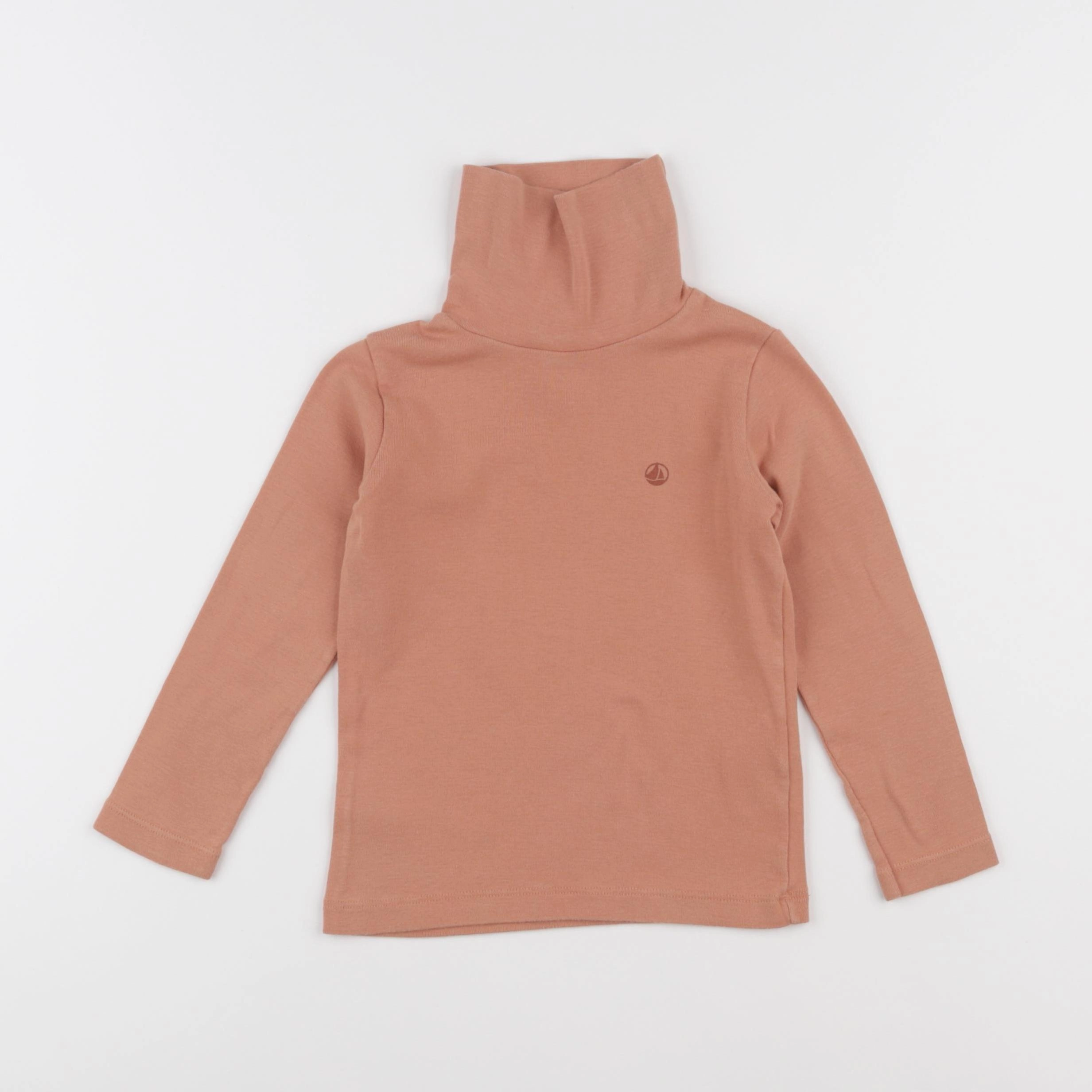 Petit Bateau - sous-pull orange - 4 ans