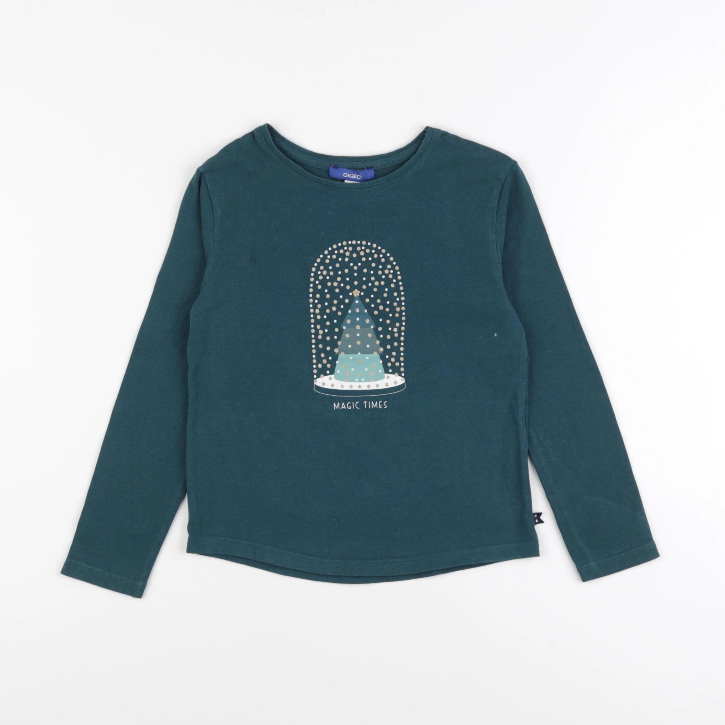 Okaidi - tee-shirt vert - 5 ans