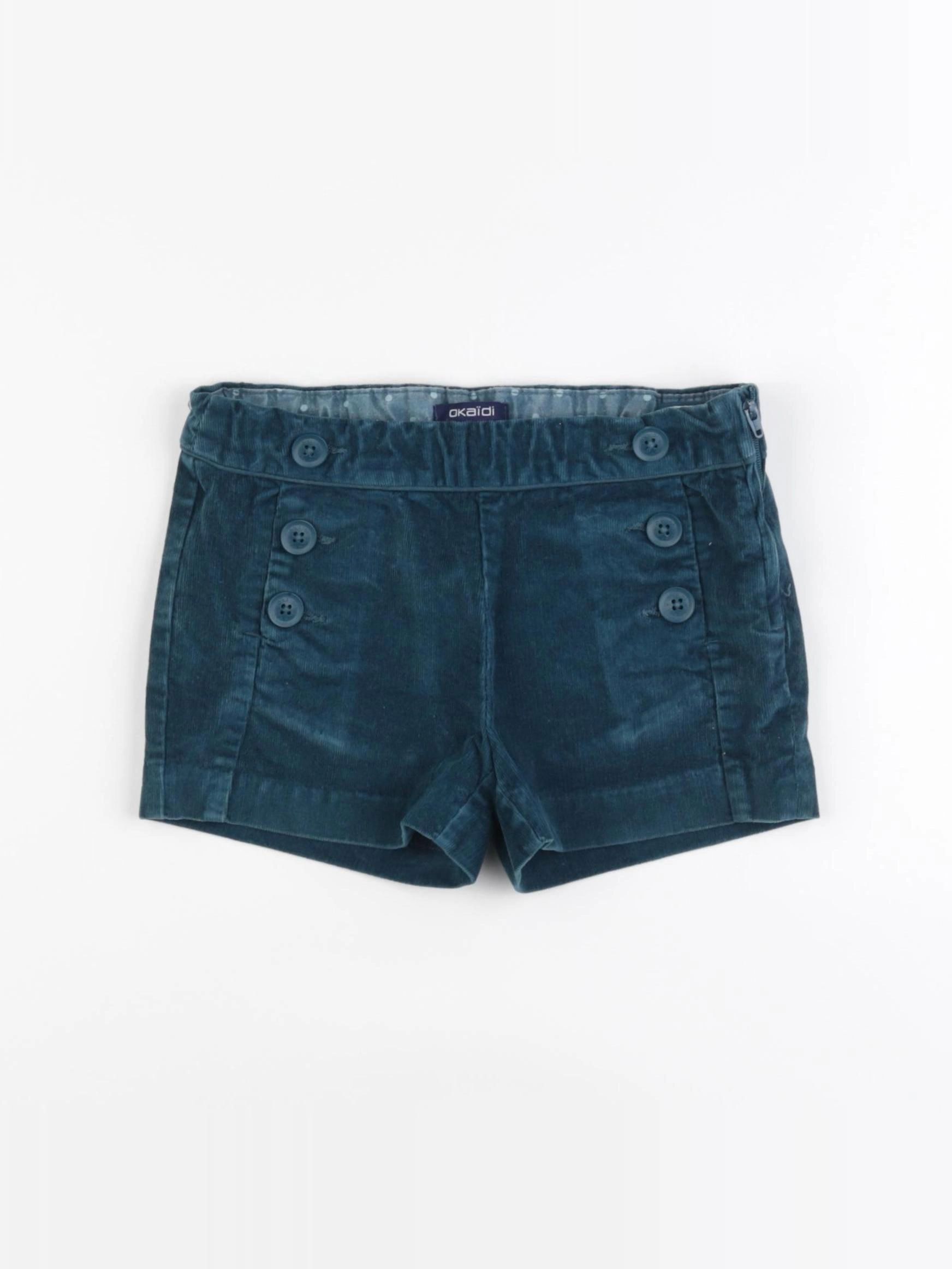 Okaidi - short bleu - 6 ans