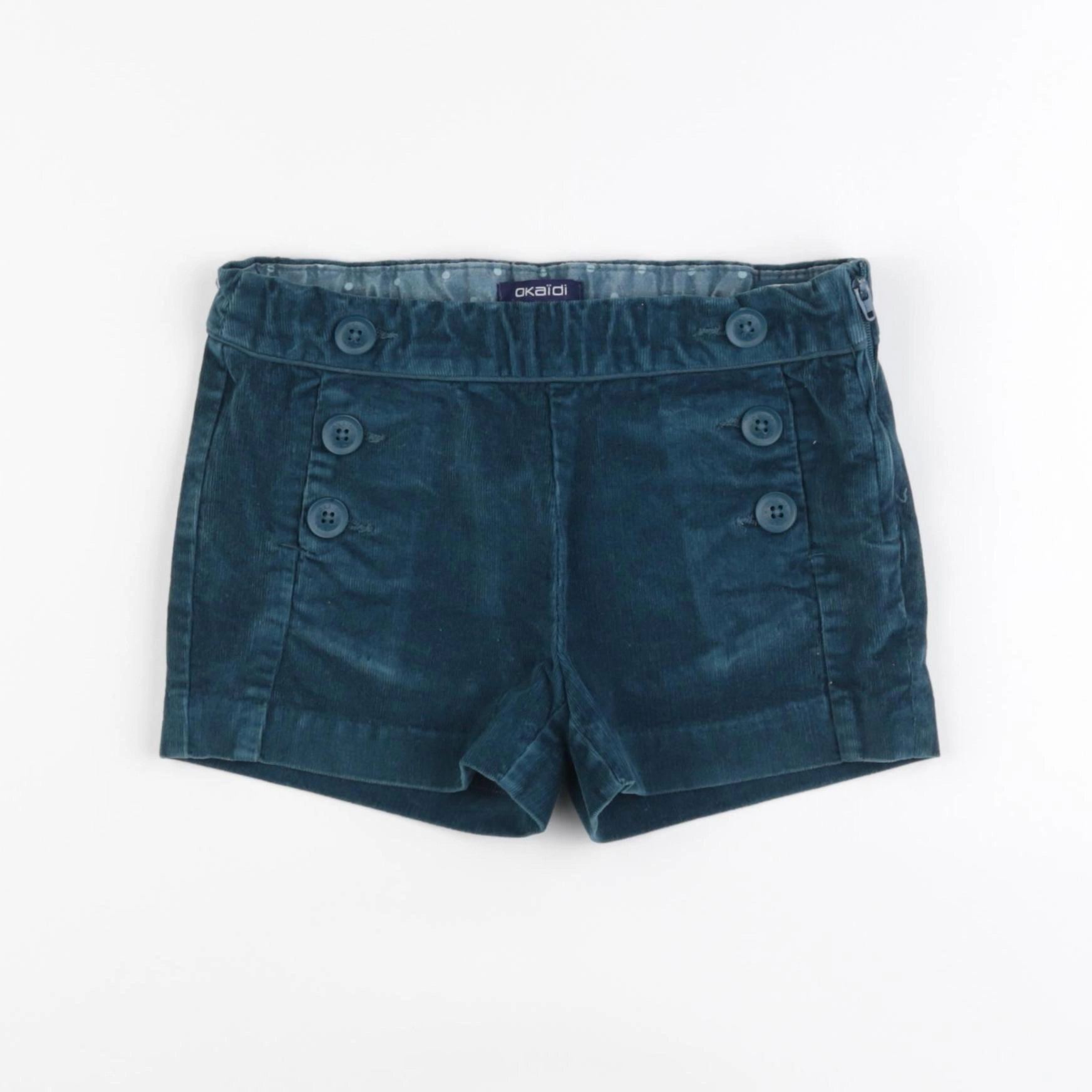 Okaidi - short bleu - 6 ans