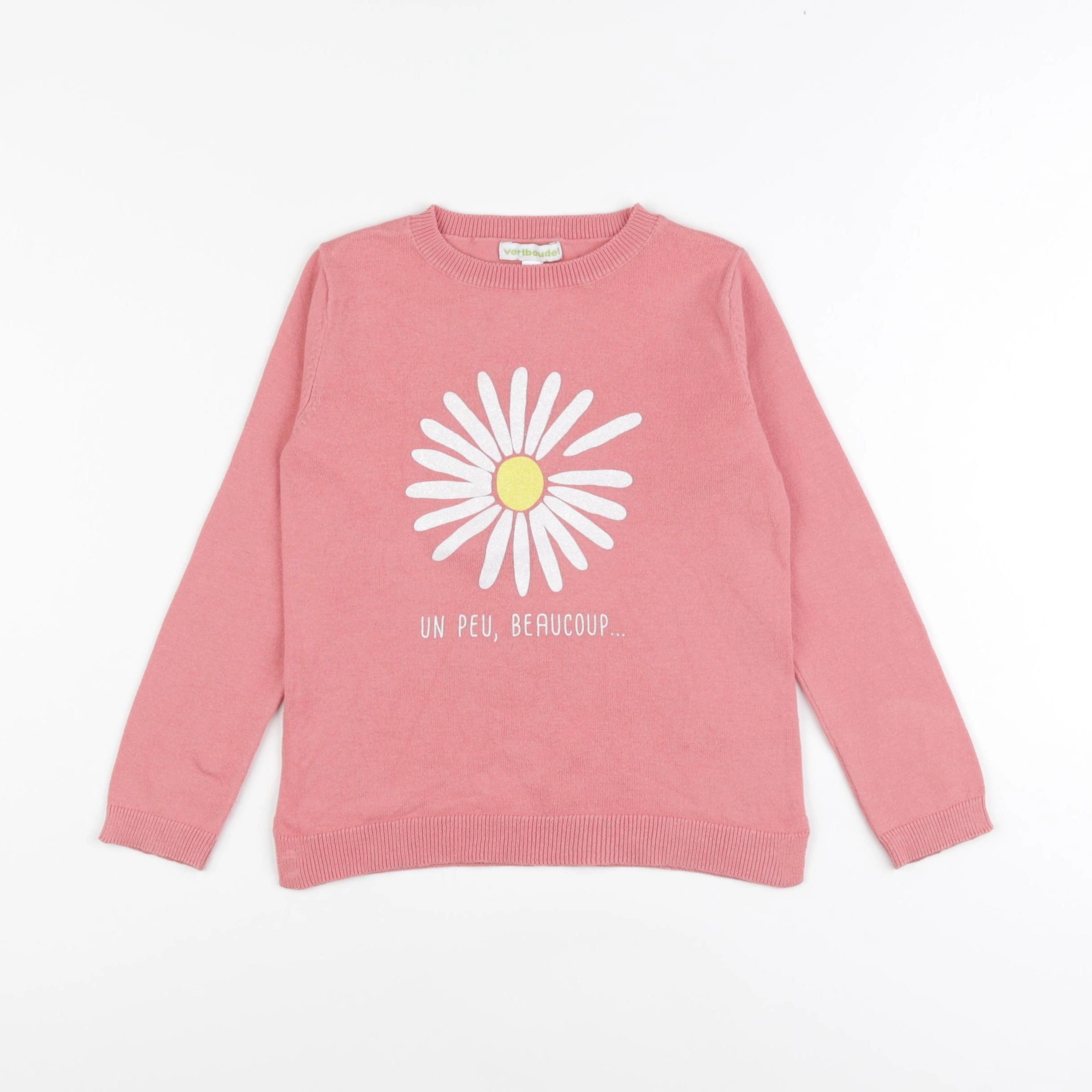 Vertbaudet - pull rose - 5 ans