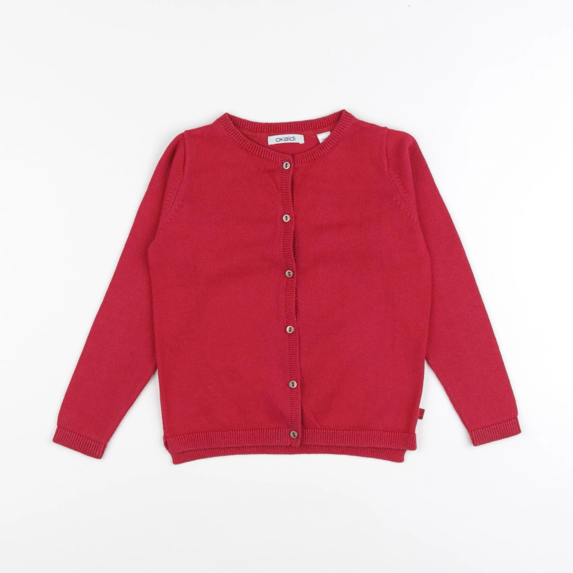 Okaidi - gilet rouge - 5 ans