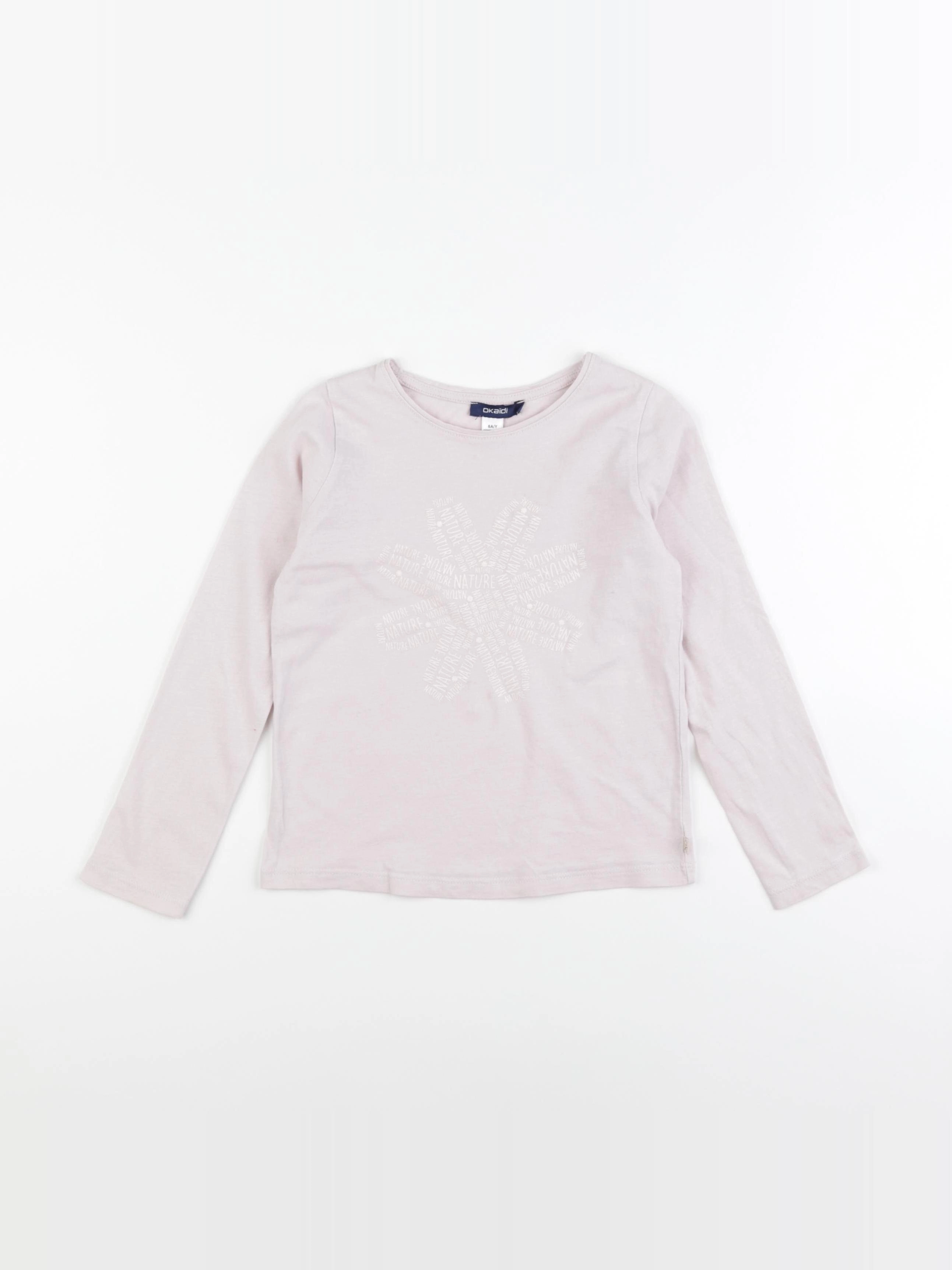 Okaidi - tee-shirt rose - 6 ans
