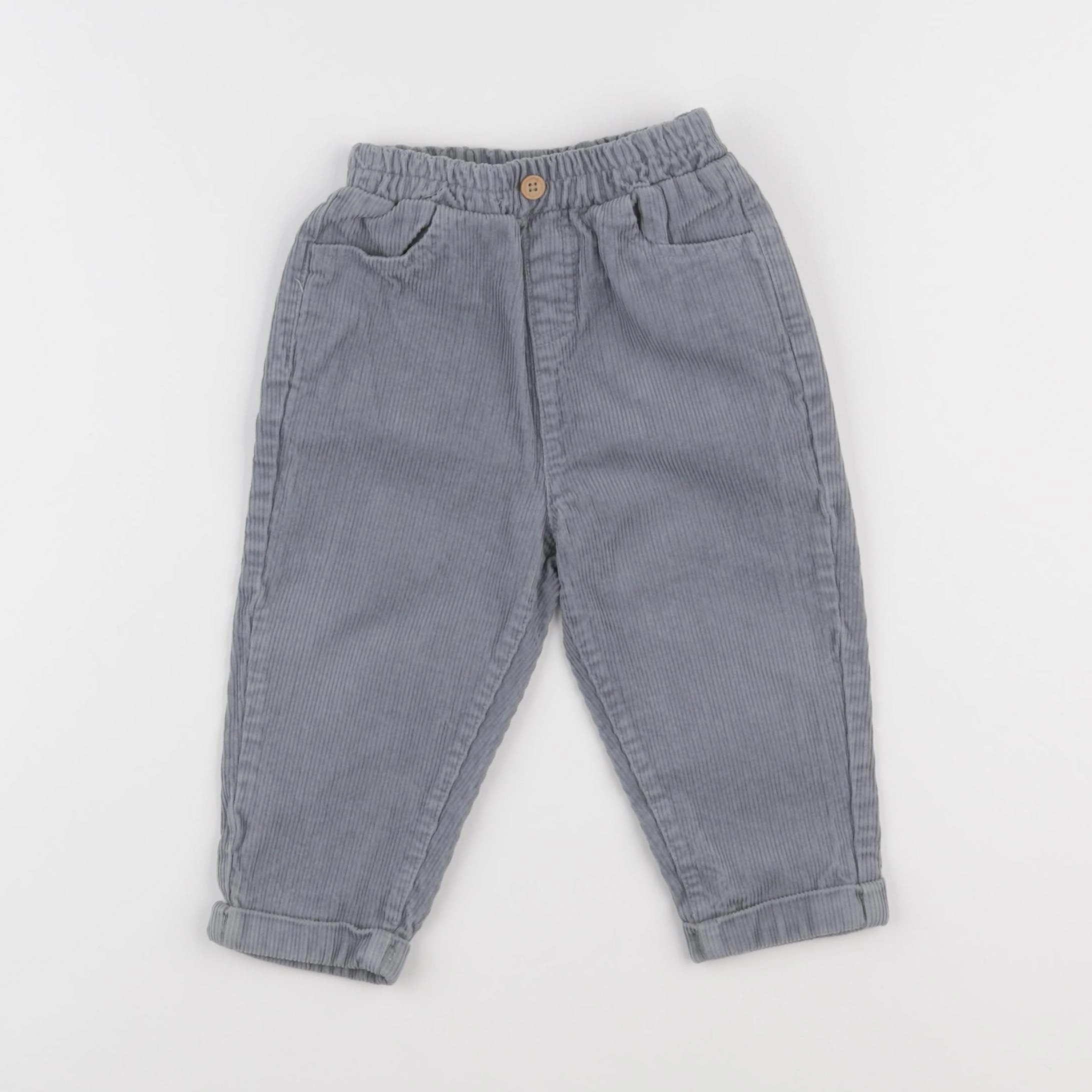 Vertbaudet - pantalon bleu - 18 mois