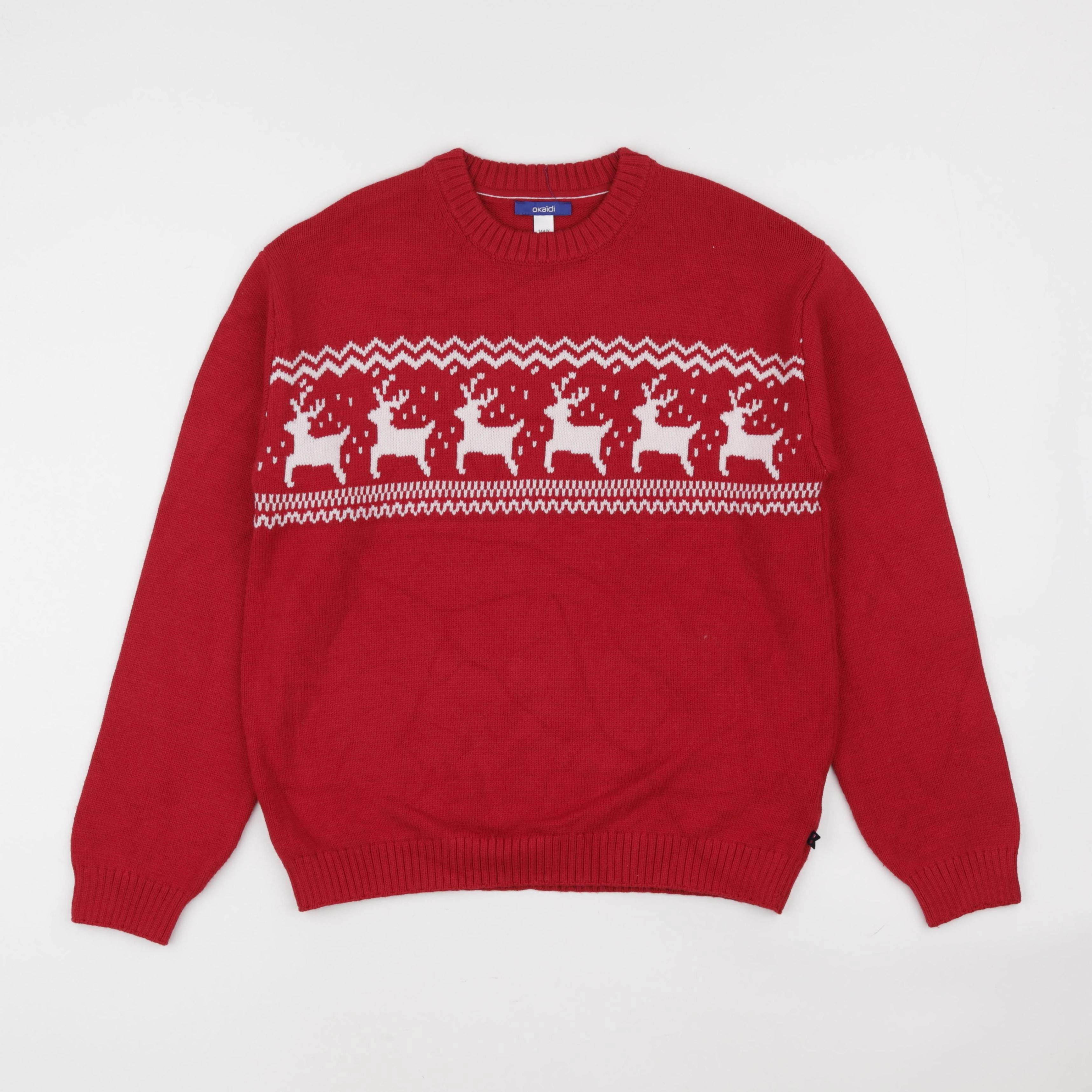 Okaidi - pull rouge - 14 ans