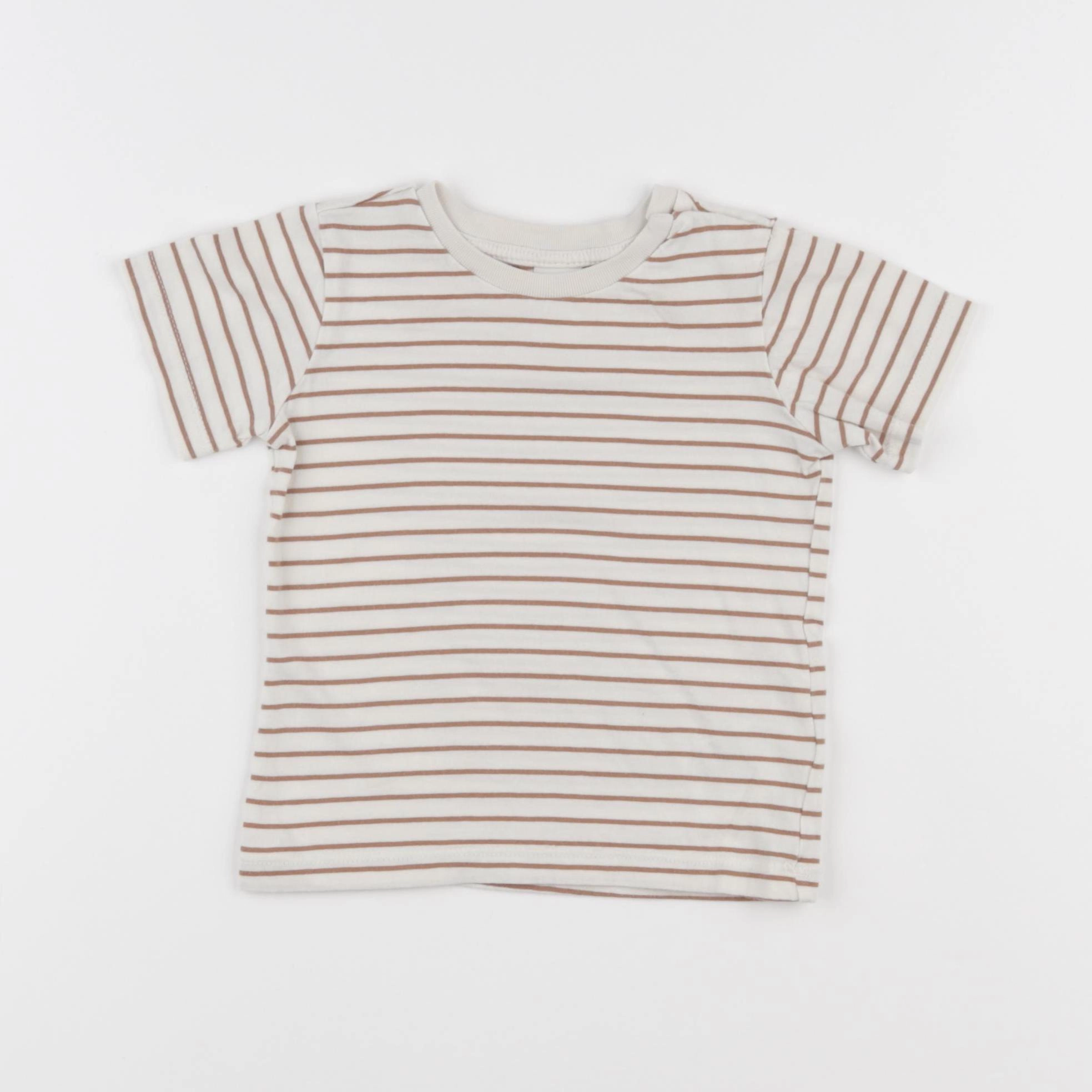 H&M - tee-shirt marron - 9/12 mois