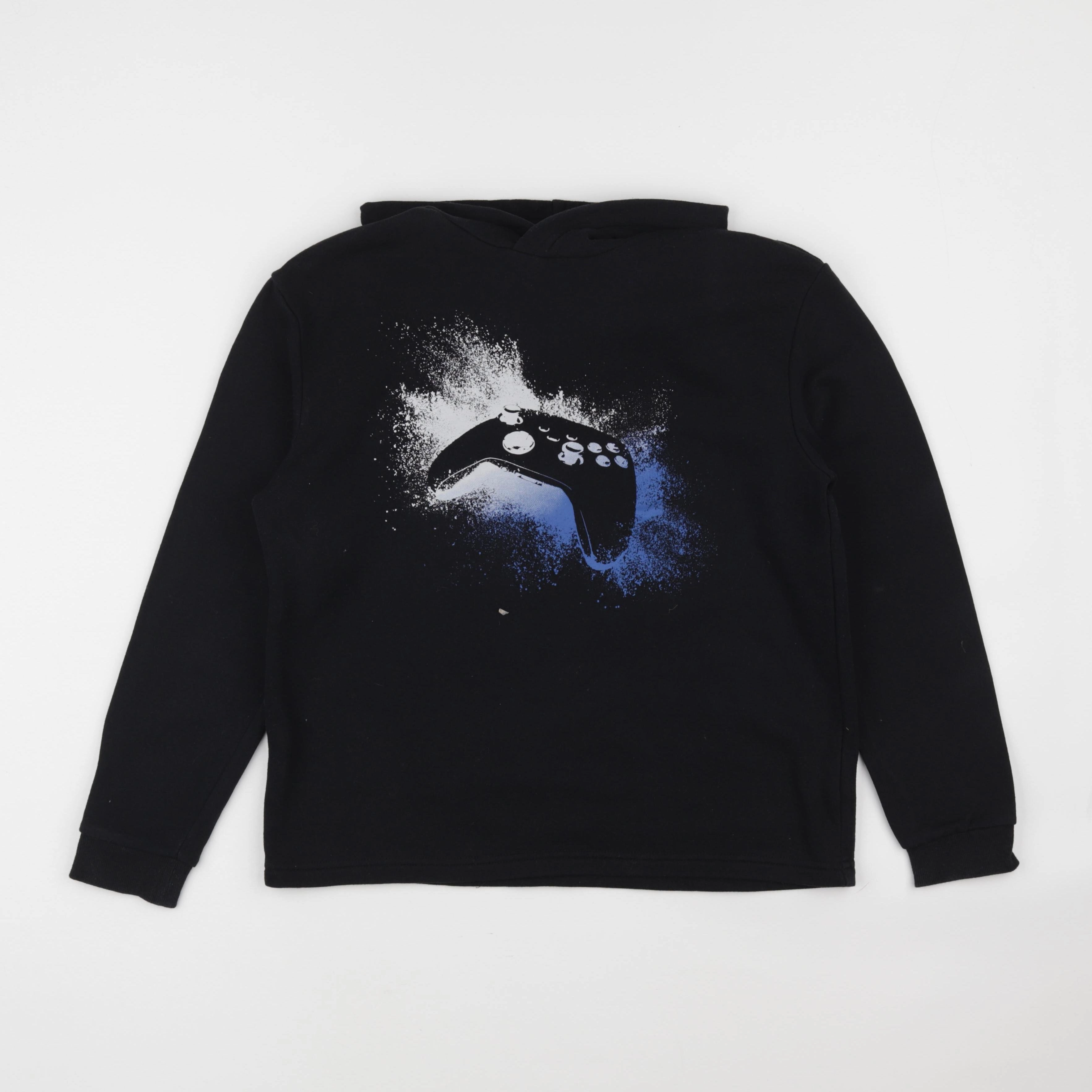 H&M - sweat noir - 10/12 ans