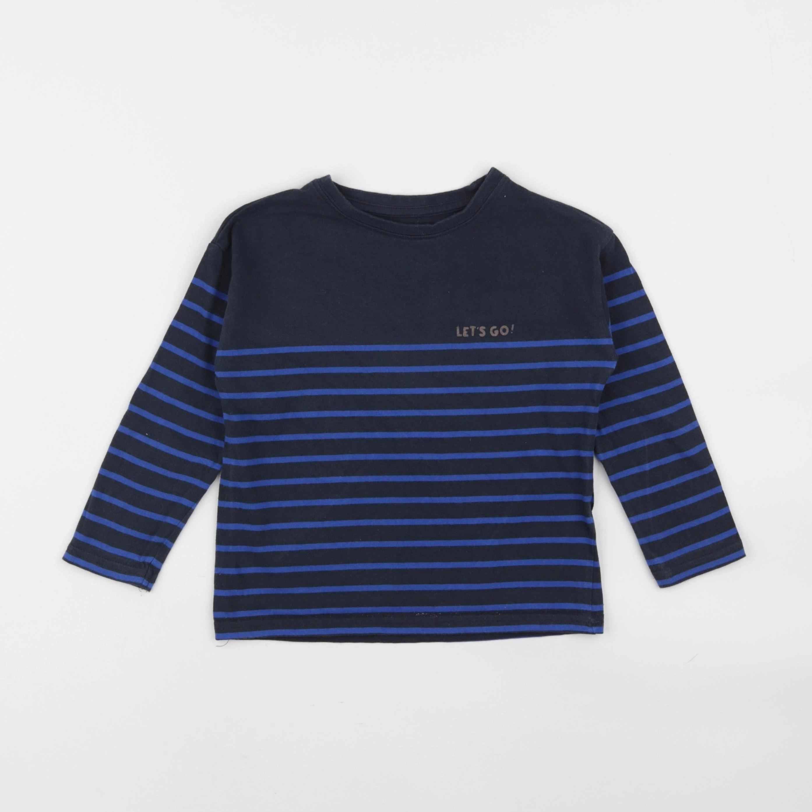 Vertbaudet - tee-shirt bleu - 5 ans