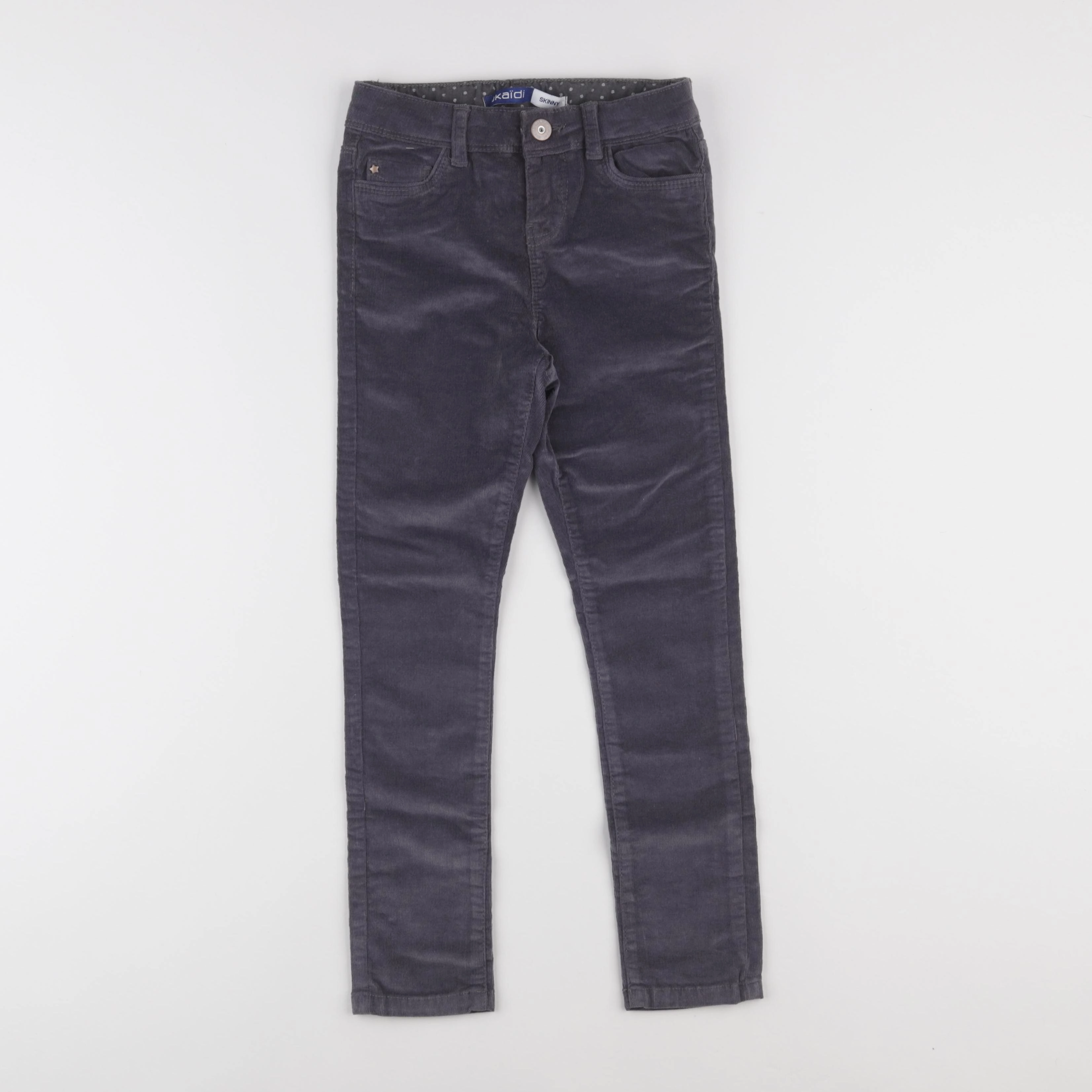 Okaidi - pantalon gris - 7 ans