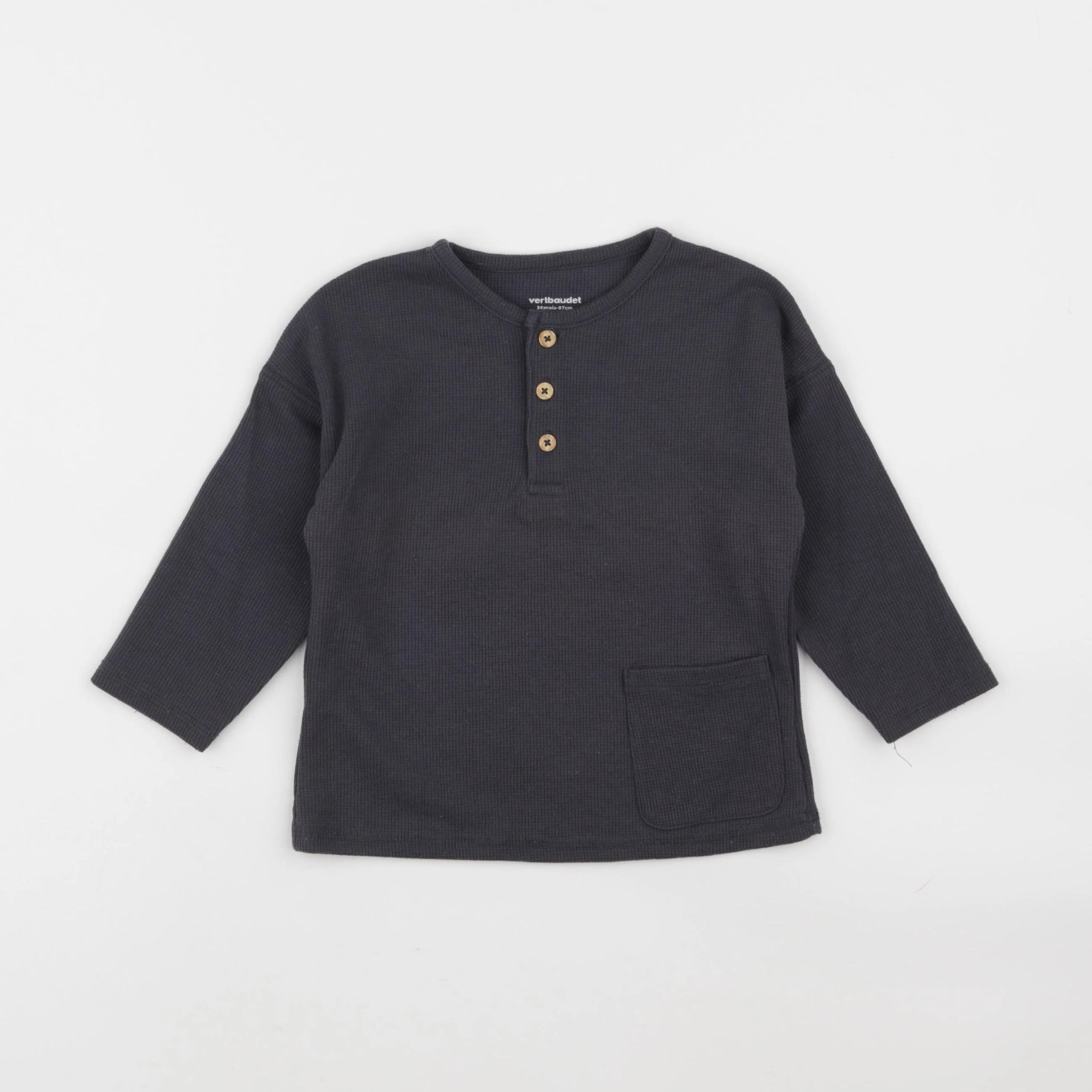 Vertbaudet - tee-shirt gris - 36 mois