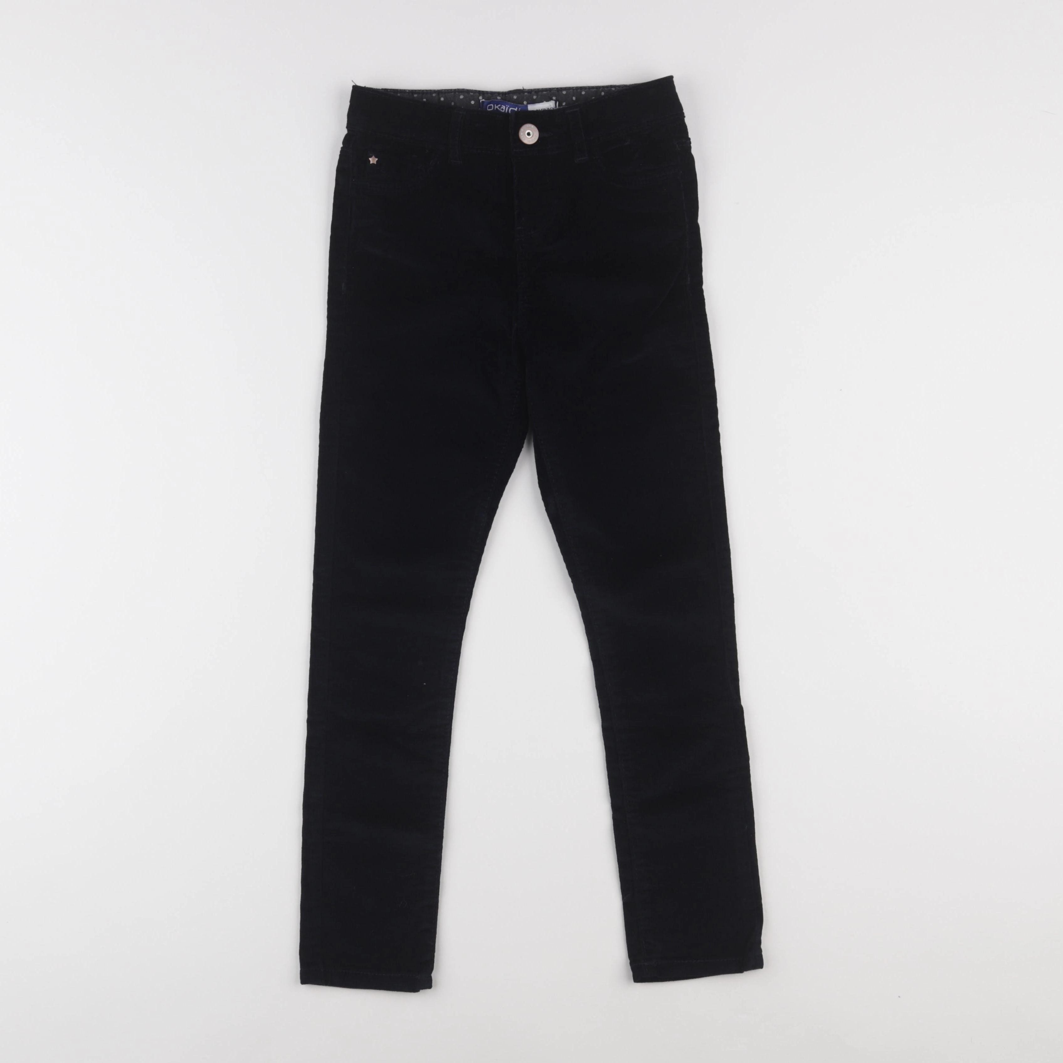 Okaidi - pantalon bleu - 7 ans